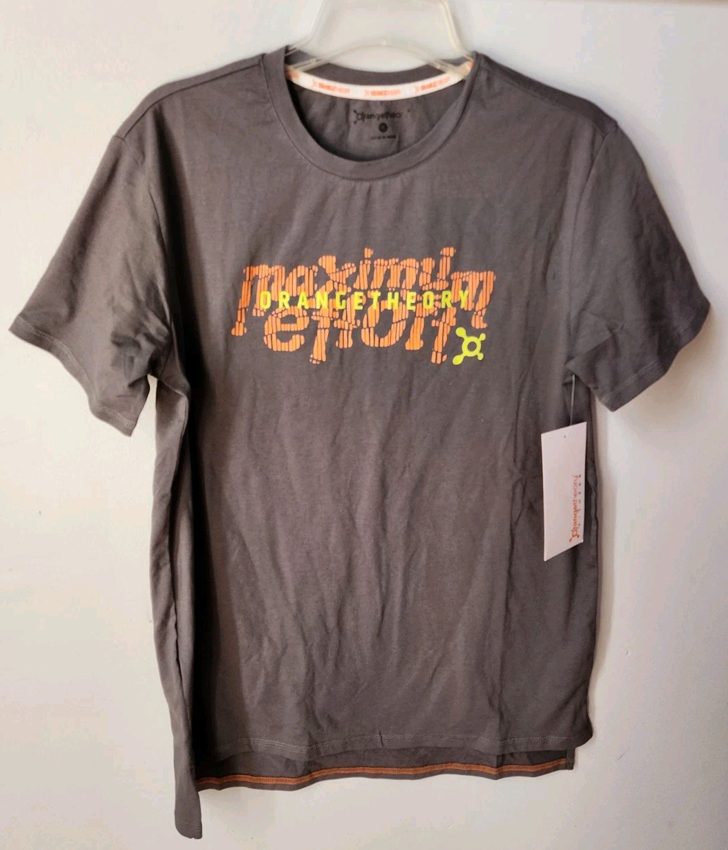 Orange theory Tee T shirt Men’s Women’s Unisex Dark Grey Medium Nwt