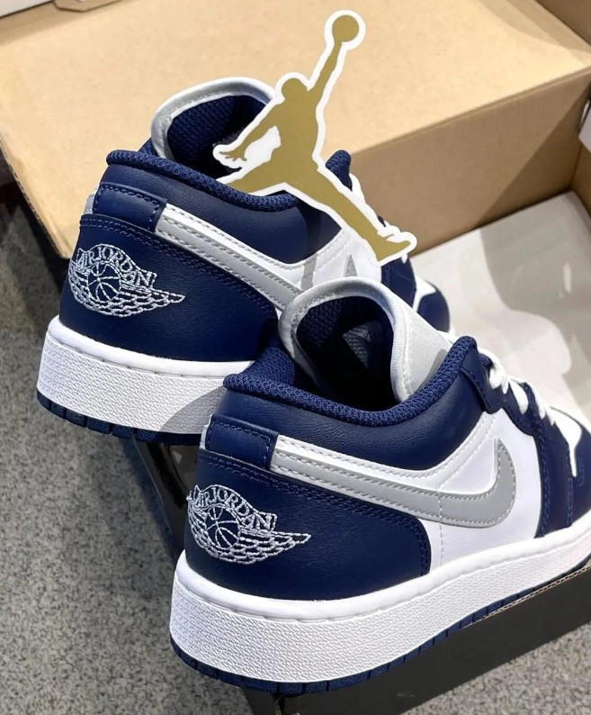 Jordan 1 Low “White Blue” Men’s Retro Sneakers AJ1 Low OG Style