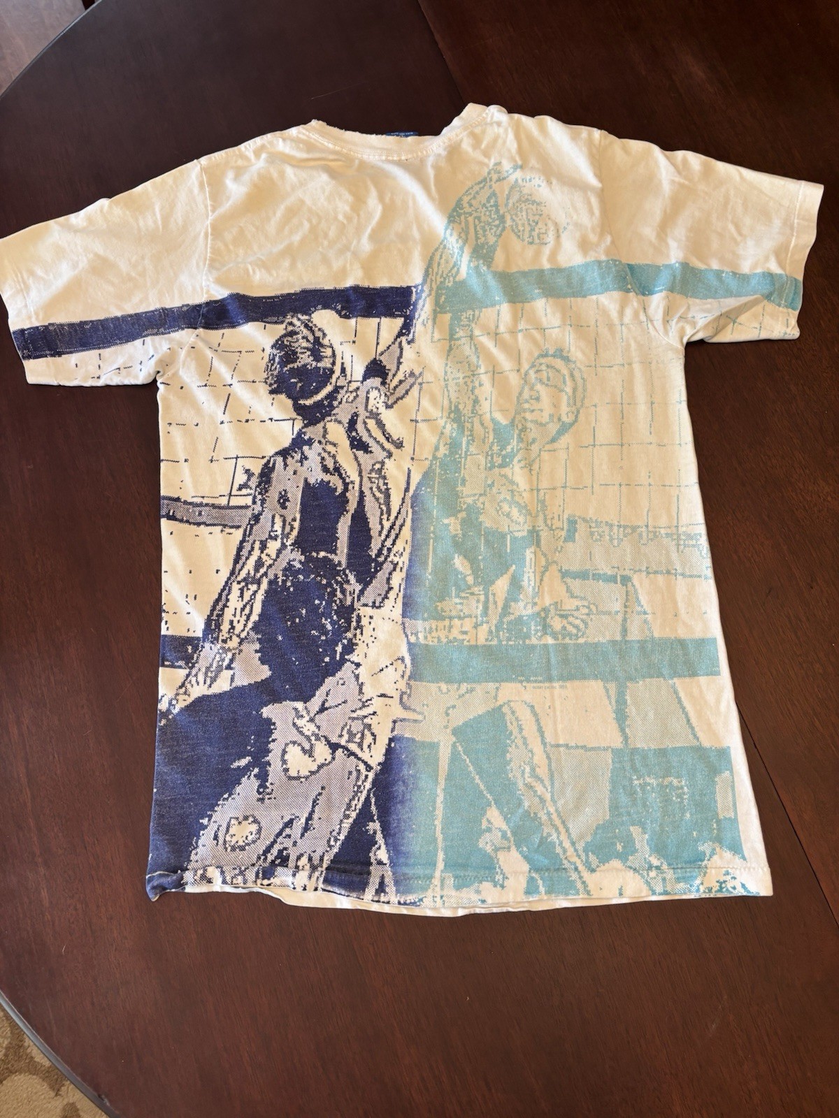 VINTAGE Ocean Pacific Shirt Mens Large Volleyball OP Beach USA 1989 USA 1980s
