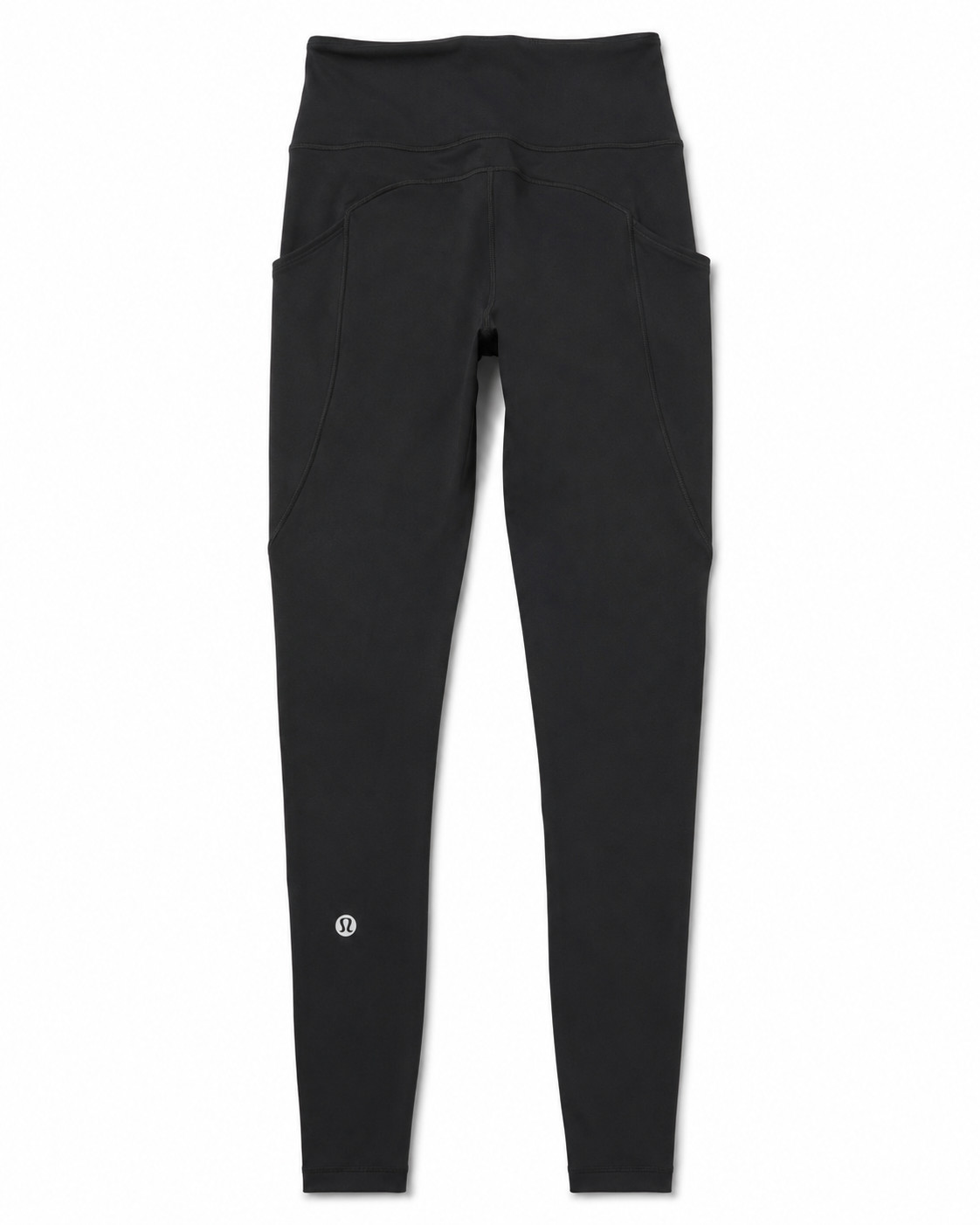 Lululemon Leggings Black Side Pockets High Rise Size 0