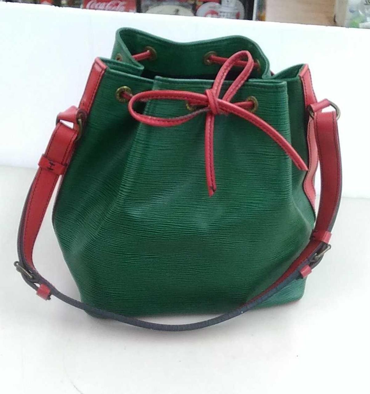 Louis Vuitton Petit Noe Bag Green 10.6 inch