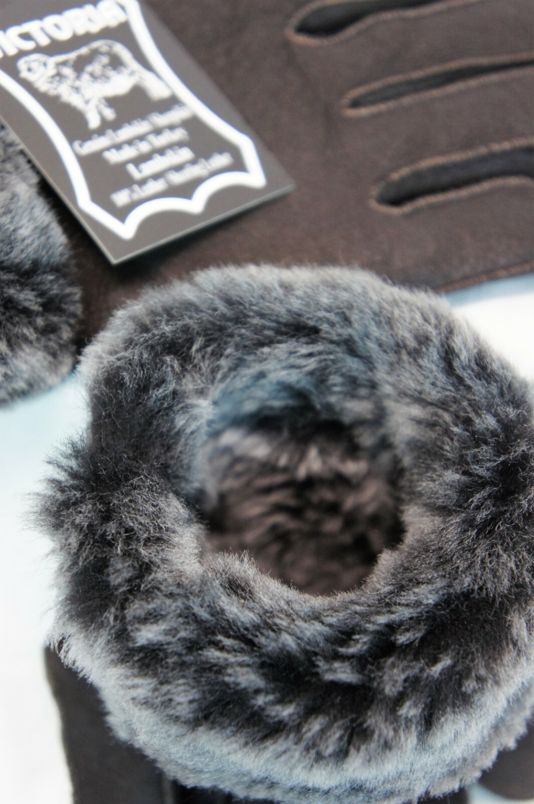 5 COLORS 100% REAL SHEEPSKIN SHEARLING LEATHER GLOVES UNISEX Fur Winter S-2XL