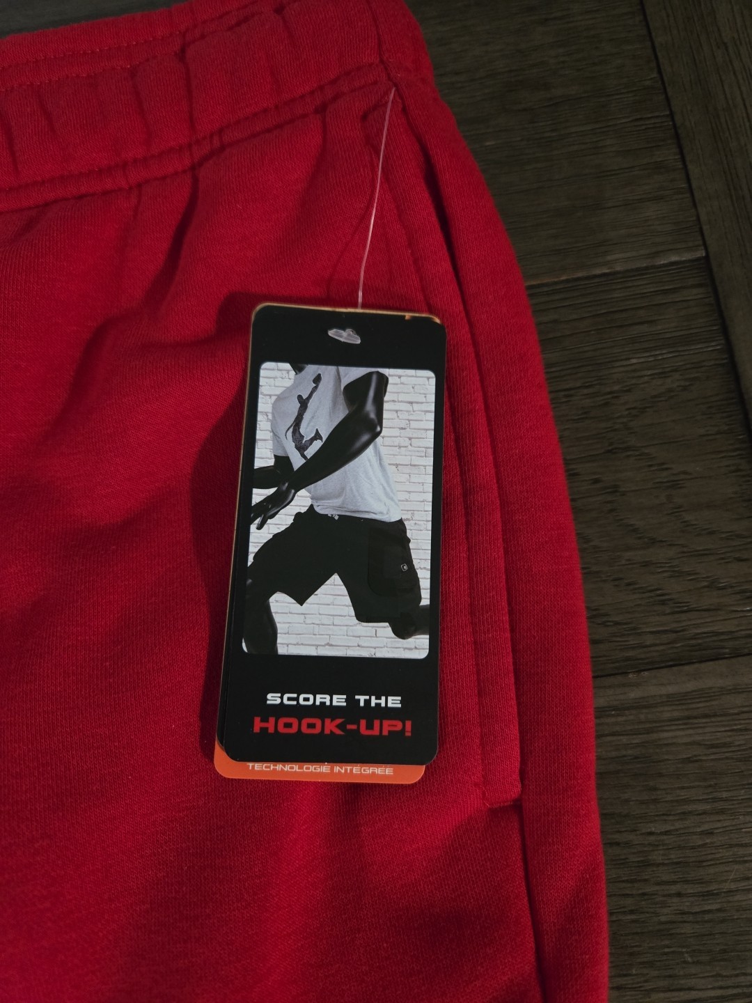 AND1 Ultimate Cargo Short Basketball 10″ Inseam Riot Red Size S,M,XXL