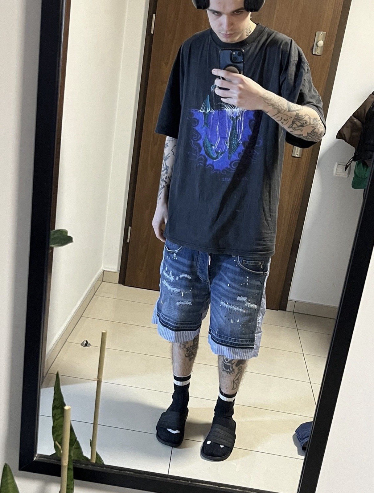 Rare Dsquared2 Reworked Denim Brief Shorts