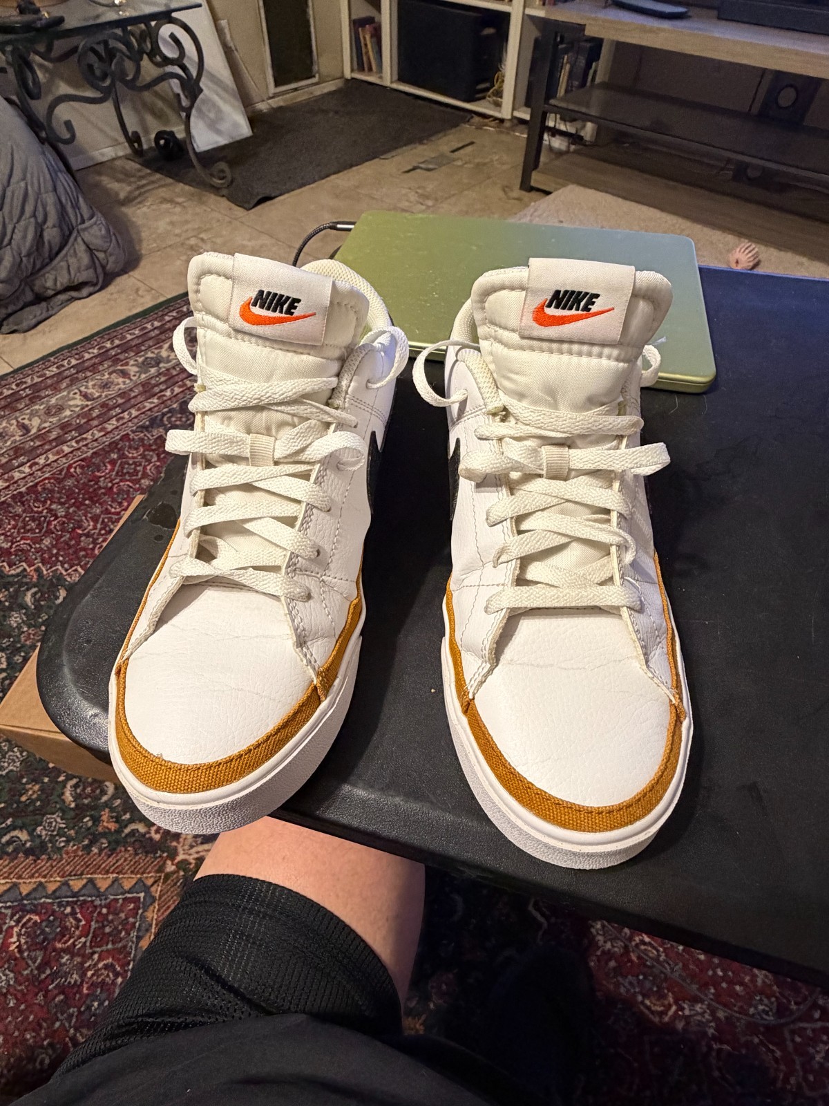Nike Court Legacy Next Nature White Desert Ochre DH3161-100 Women’s Size 10.5