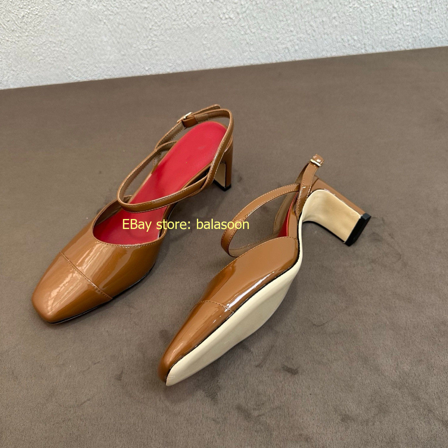 Summer 2026 Square Head Dopamine Mary Jane High-Heeled Sandals Thick-Heeled
