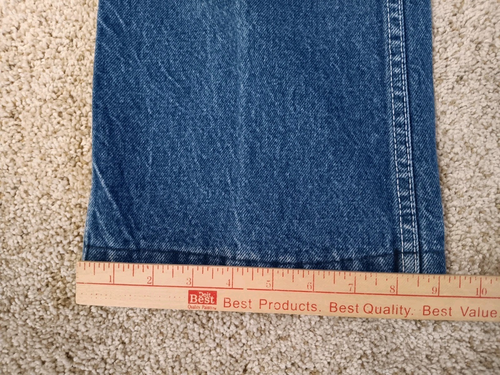 VTG 1980s Kenny Rogers by Karman Jeans Sz 33( 30″w x 29″l) USA Western Denim