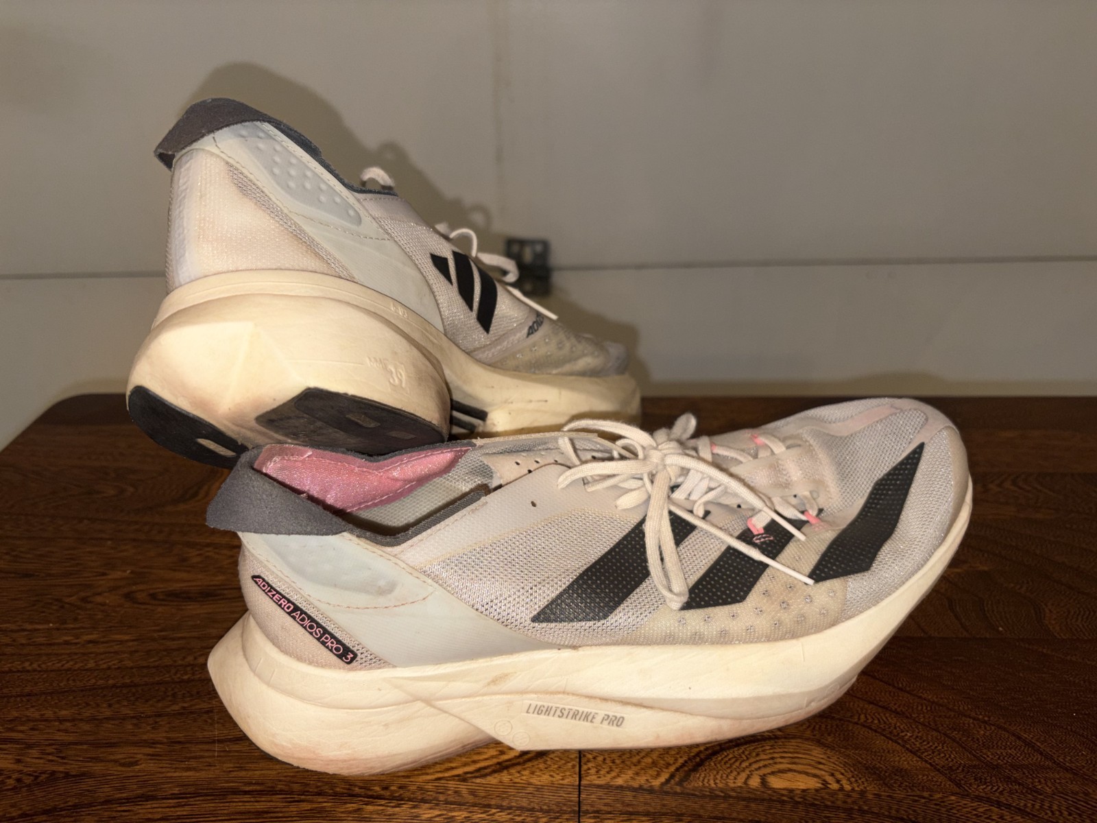 Size 10 – adidas Adizero Adios Pro 3 Low White Night Metallic