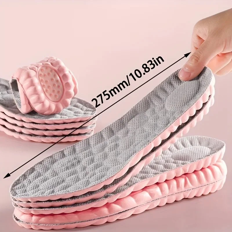 2-6PCS Sport Insole Super Soft Shoes Sole Pads for Feet Shock Absorption Basket
