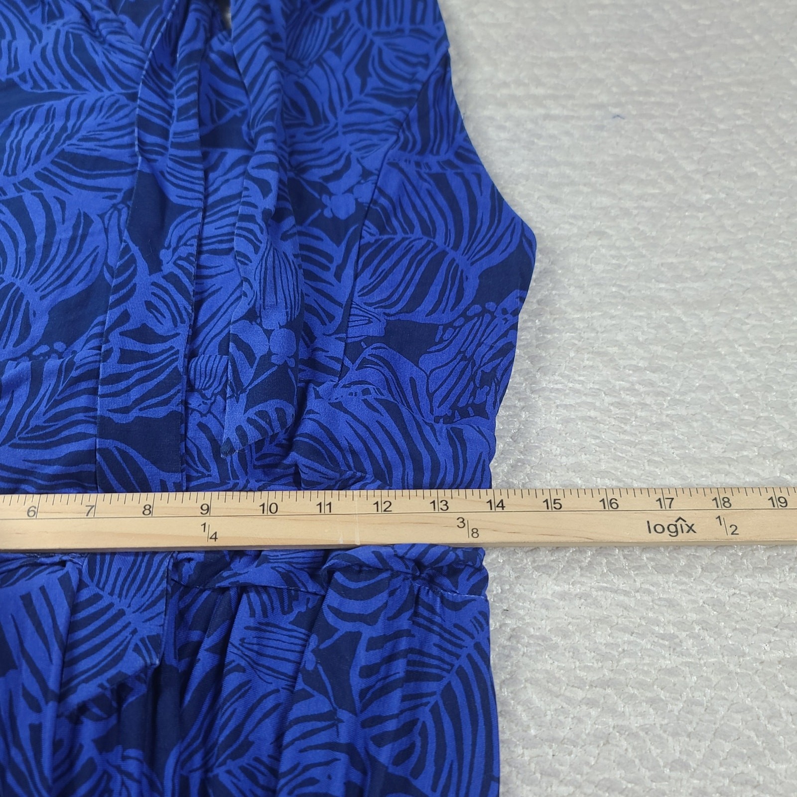 Lilly Pulitzer Orla Maxi Dress Aegean Navy Calypso Coast XL Resort wear Vacay