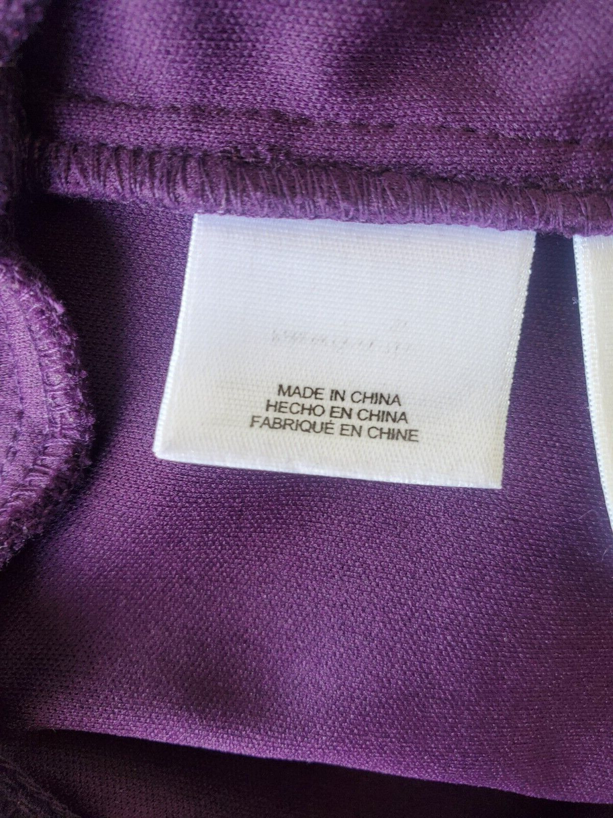 Black Label by Evan Picone Dress Womens 14 Purple Faux Wrap Elegant Classic NWTs
