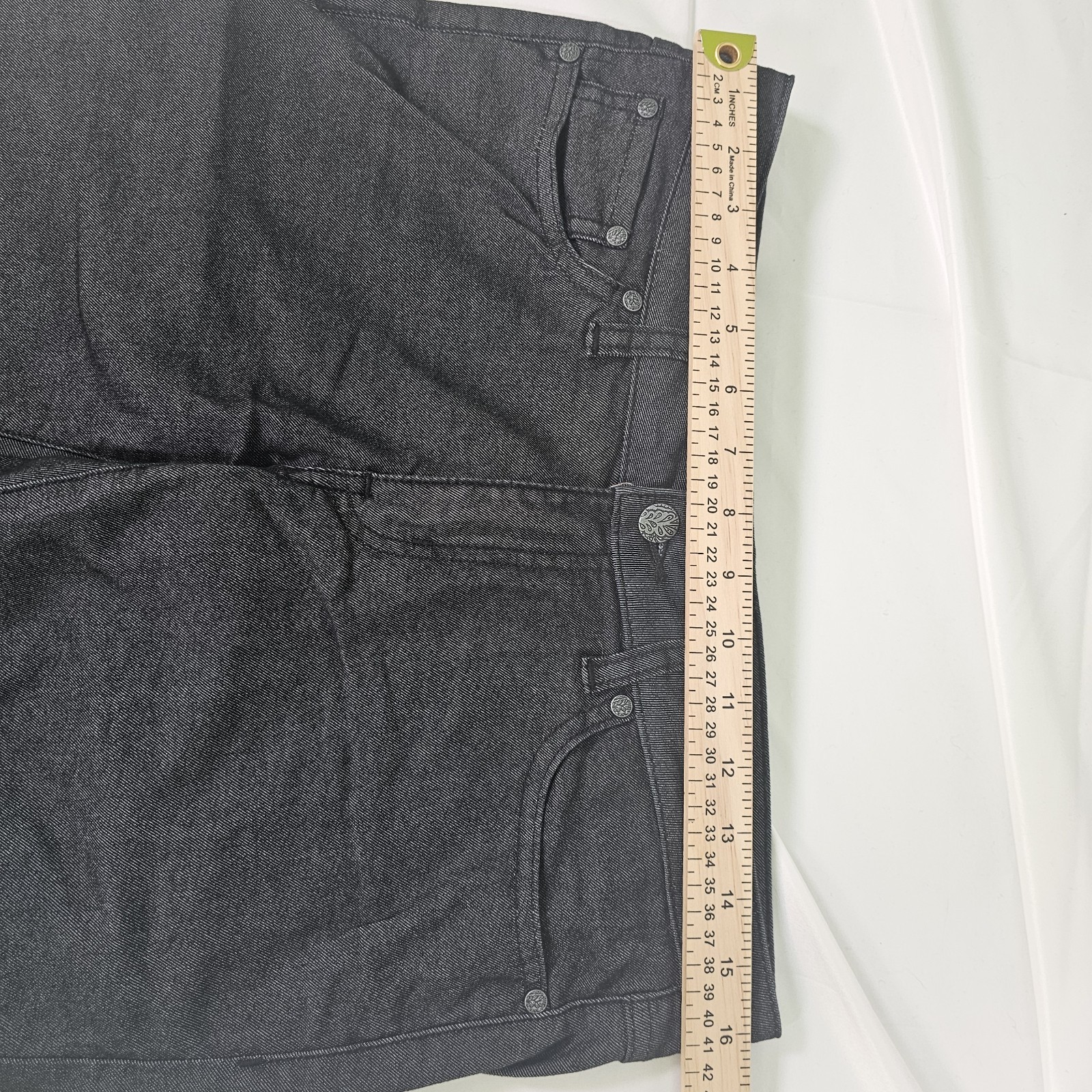 PrAna Size 8/29 Womens Charcoal Grey Organic Cotton Blend Straight Stretch Pants