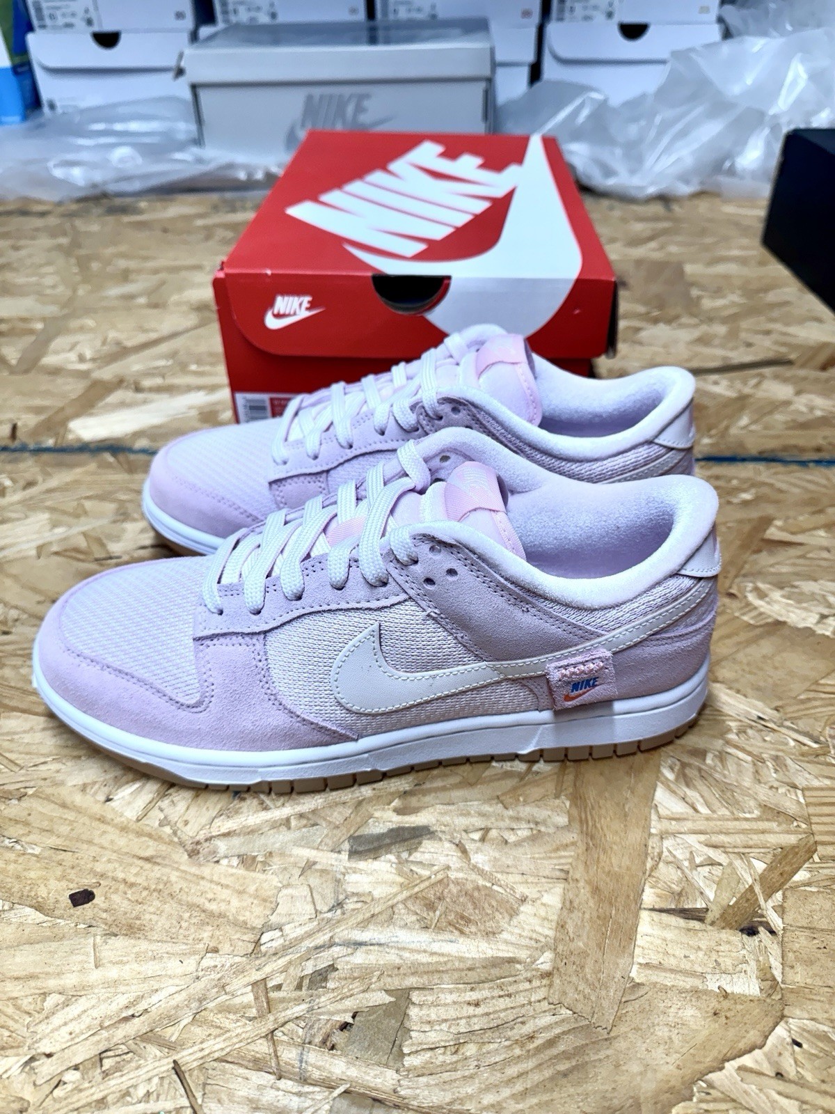 Nike Dunk Low Pink Teddy Bear Women’s Size 9W