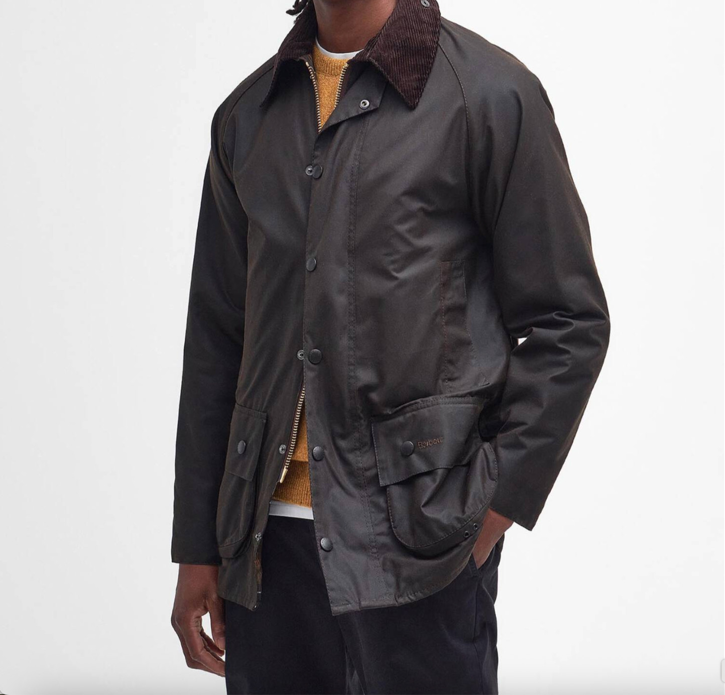 Barbour Beaufort Waxed Jacket OLIVE Size 48 Mens Coat England Hunting NEW W TAGS