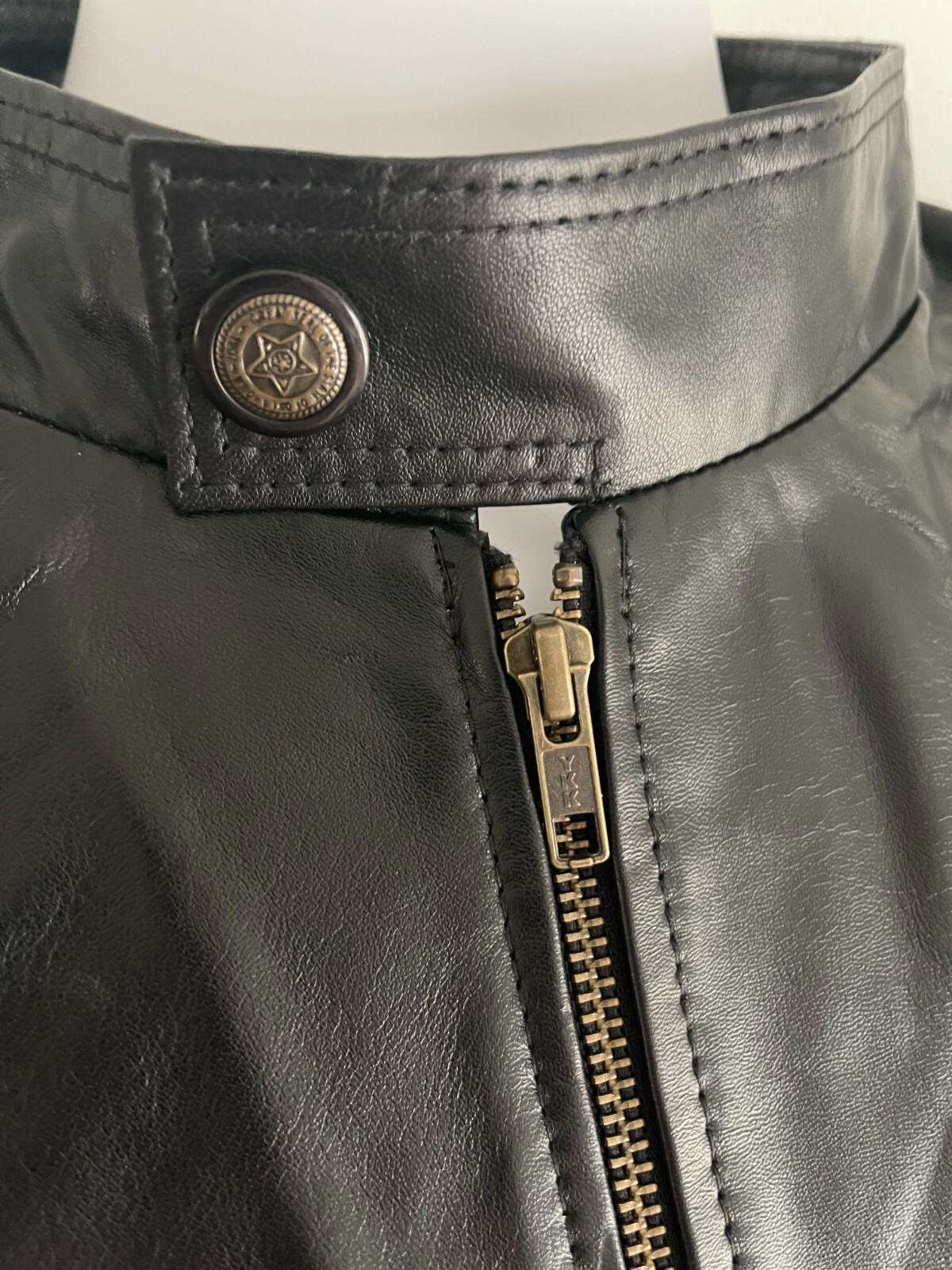 Men’s genuine sheepskin leather jacket
