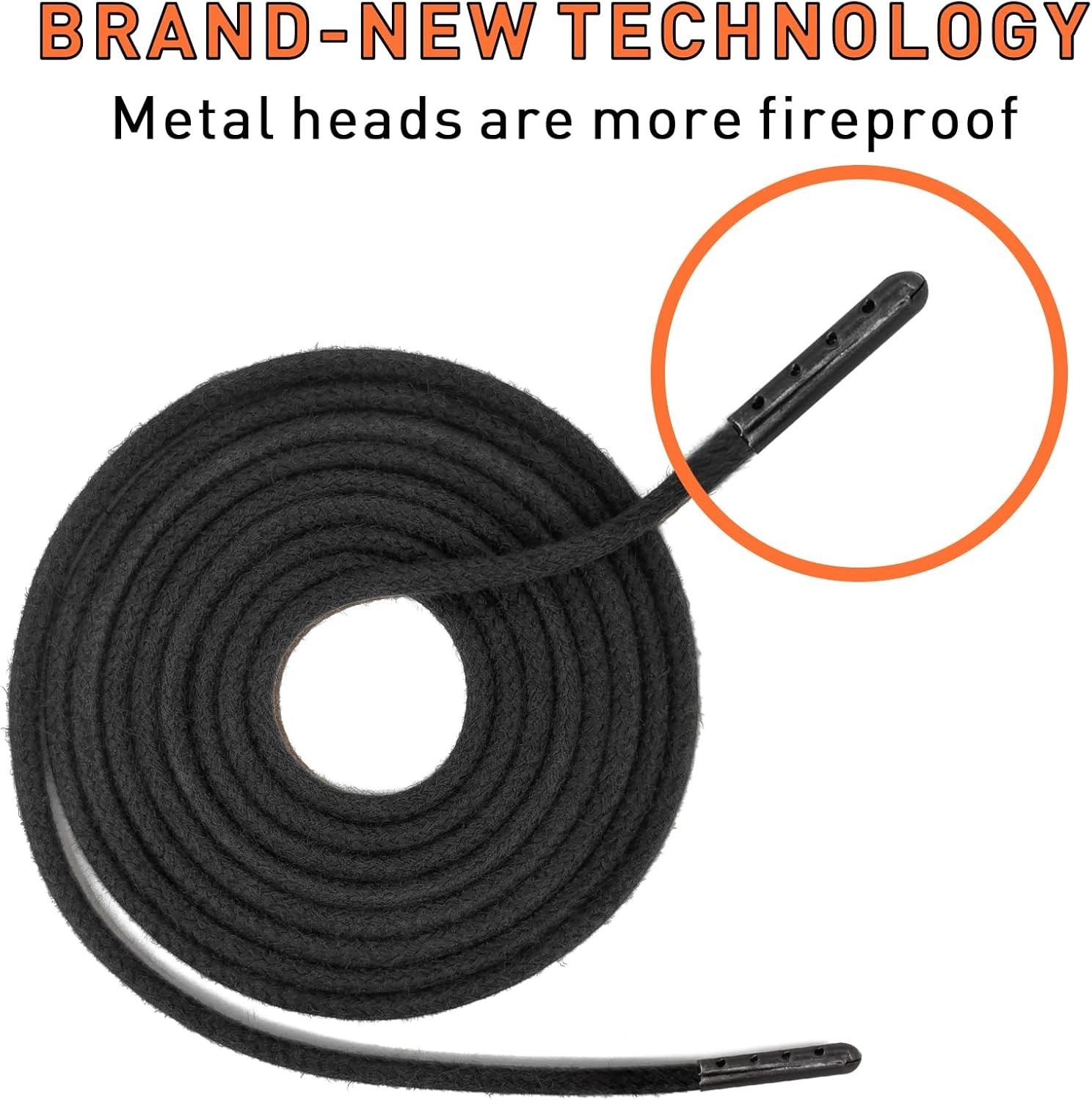 5/32″ Made with Kevlar Boot Lace, Heavy Duty Replacement Lace, Fireproof