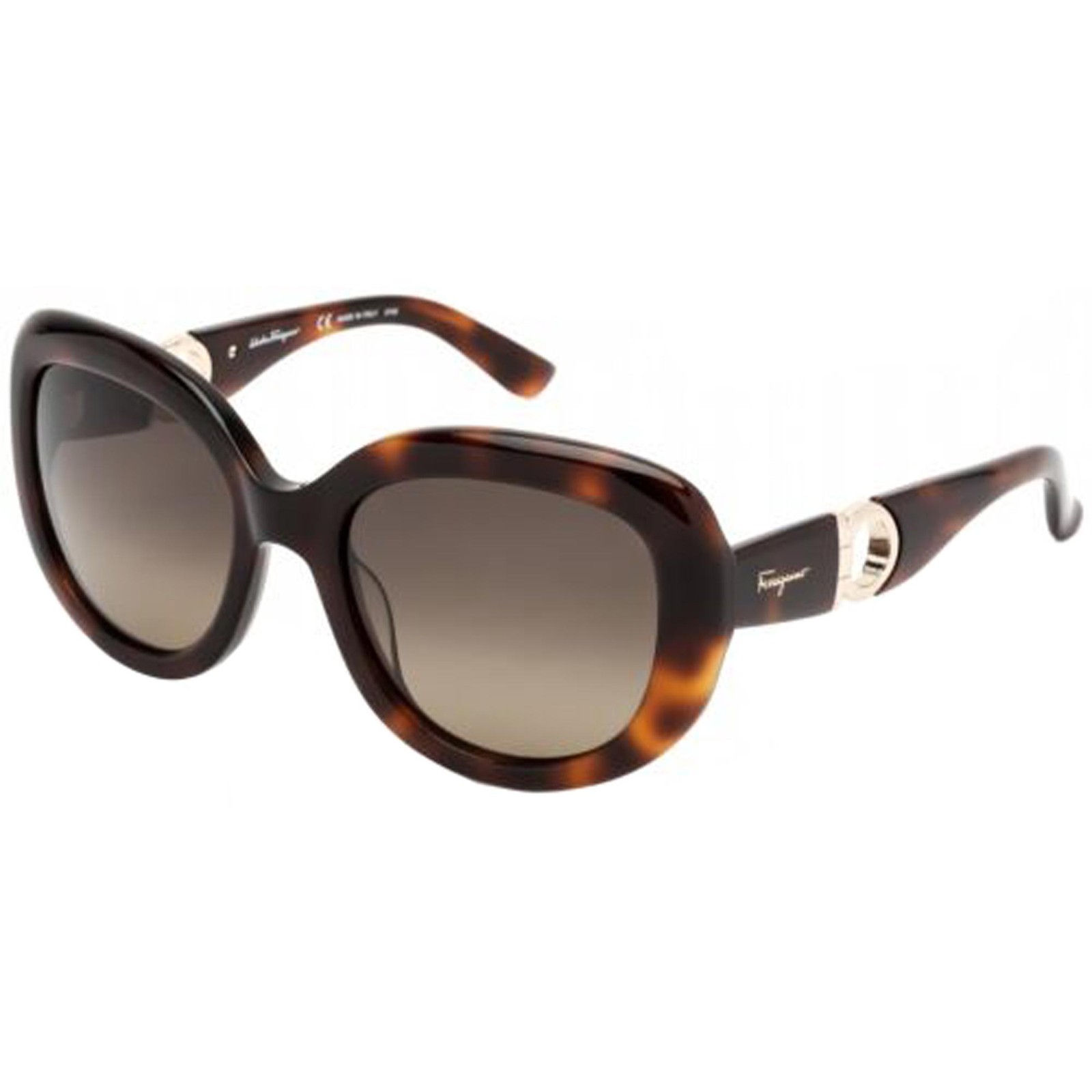 Salvatore Ferragamo Women’s Sunglasses Tortoise Cat Eye Shape Frame SF727S 214