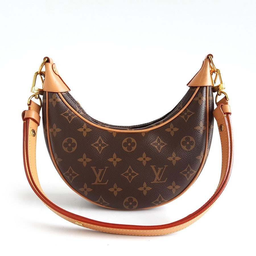 Louis Vuitton Moon Loop brown monogram canvas medium shoulder crossbody handbag