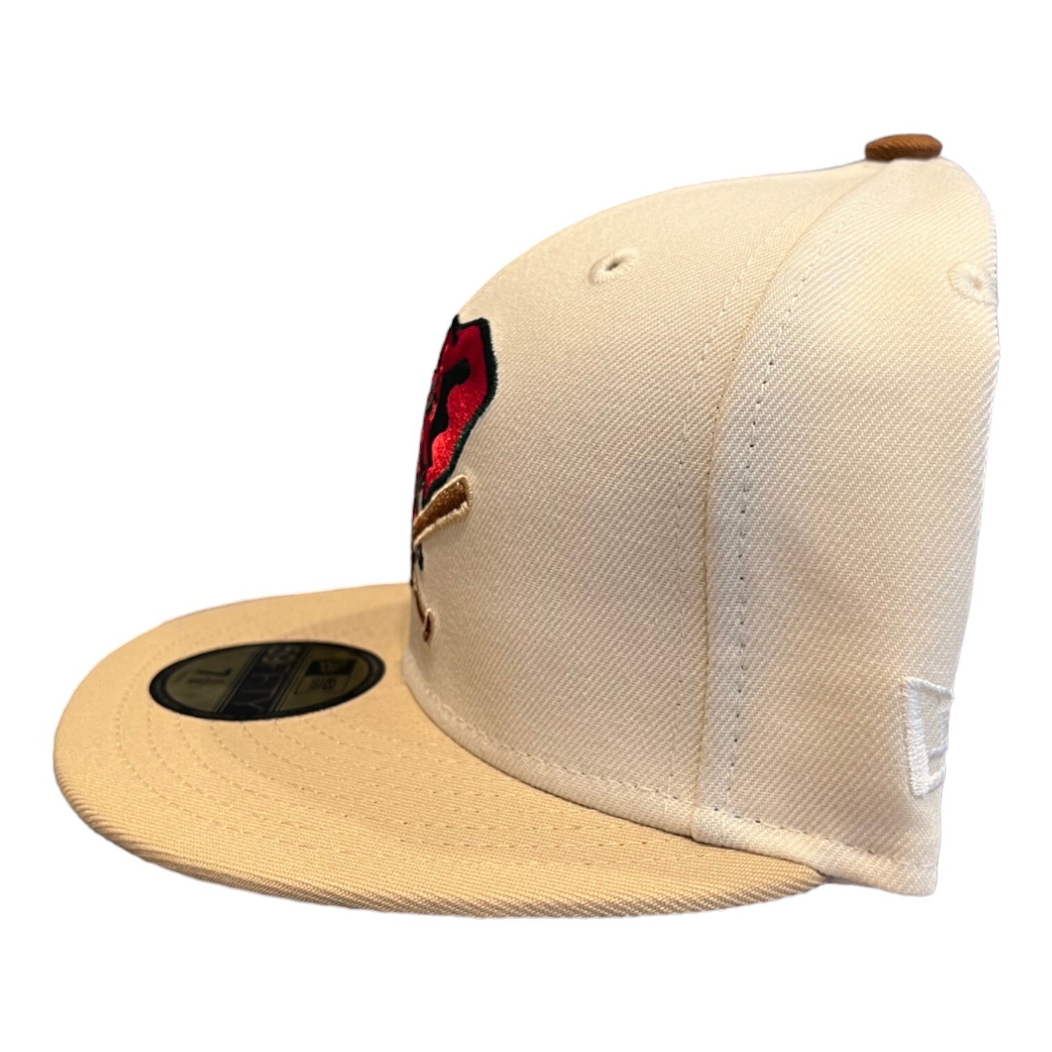 New Era Oakland Athletics Eggnog Pack 59FIFTY Fitted Hat Cap 50 Year Patch 7 7/8