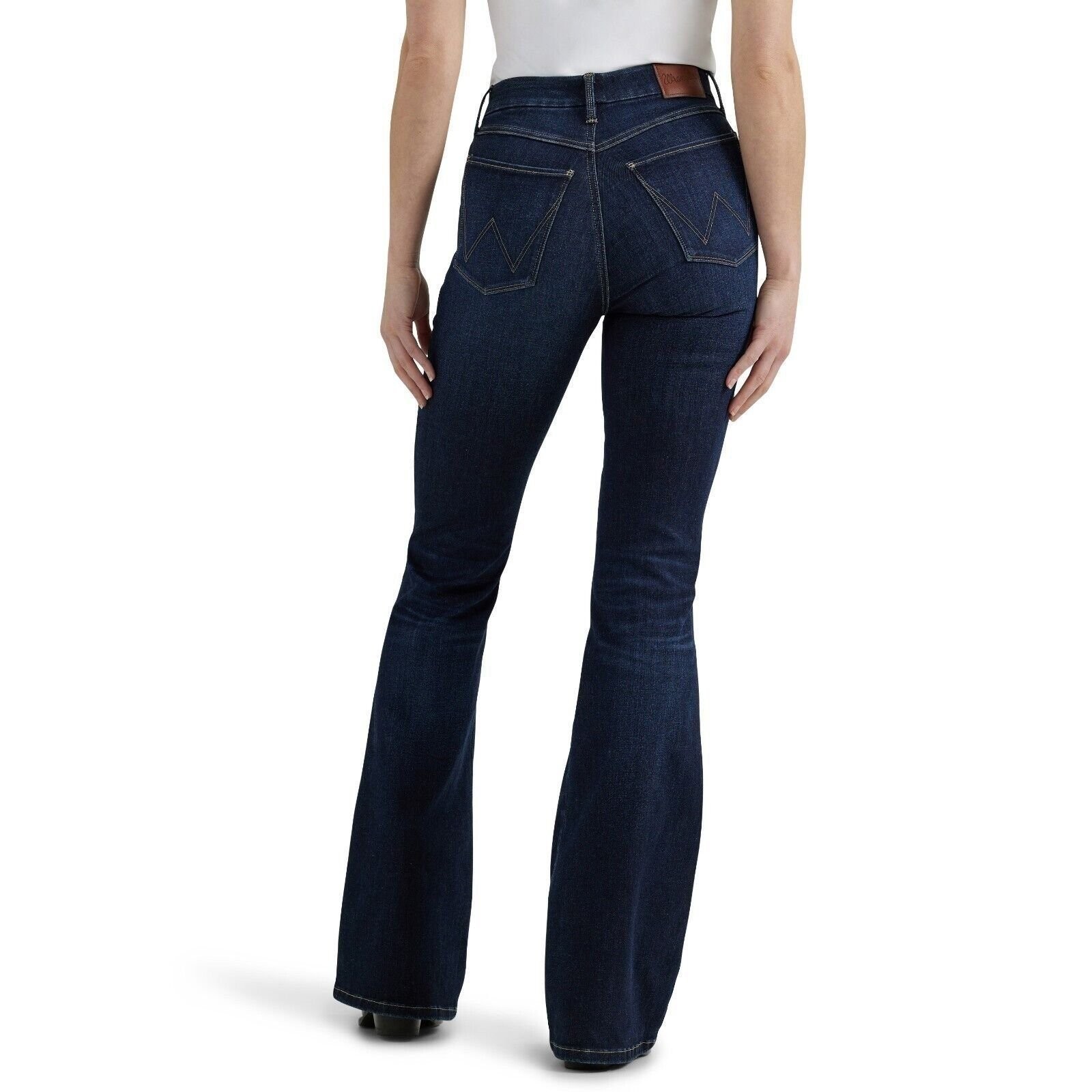 Wrangler Women’s Bespoke Madilyn High Rise Flare Jeans Comfort Bottoms Denim New