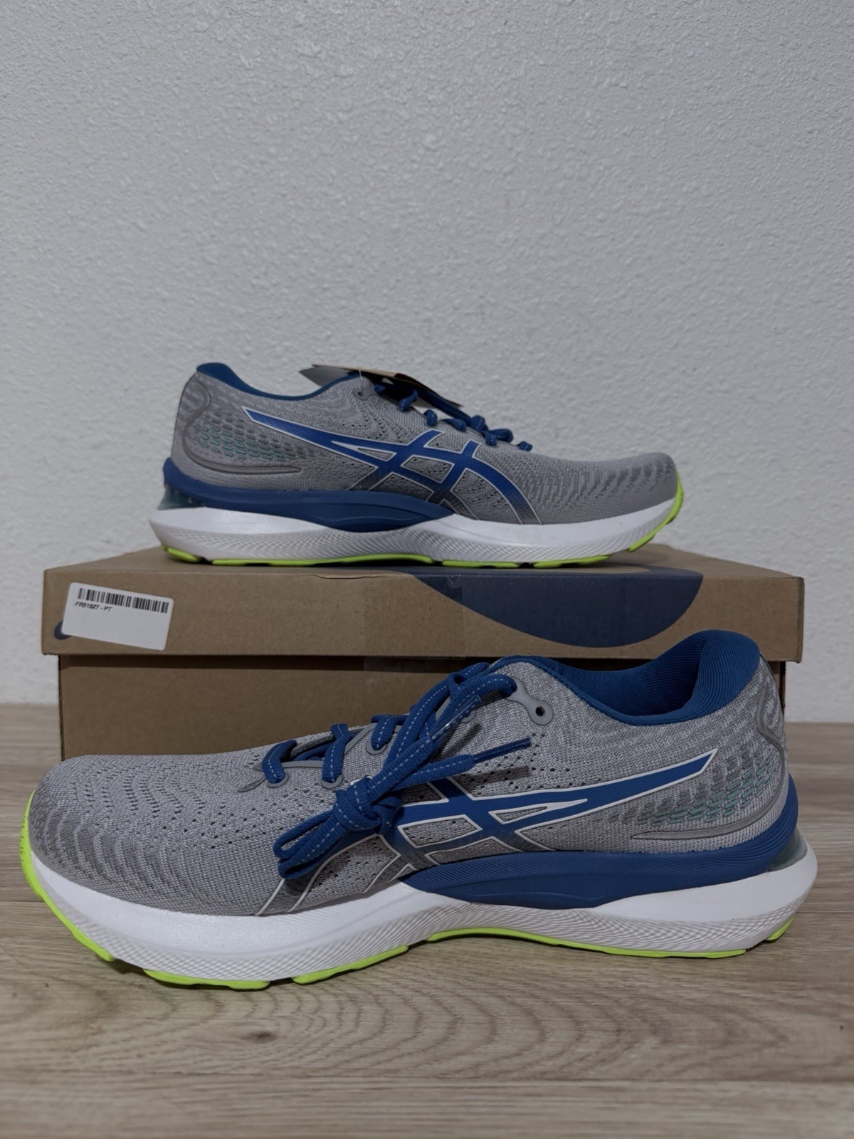 Asics GEL-Cumulus 24 1011B365-021 Mens Sheet Rock/Lake Drive Sz 10 Wide 2E NIB