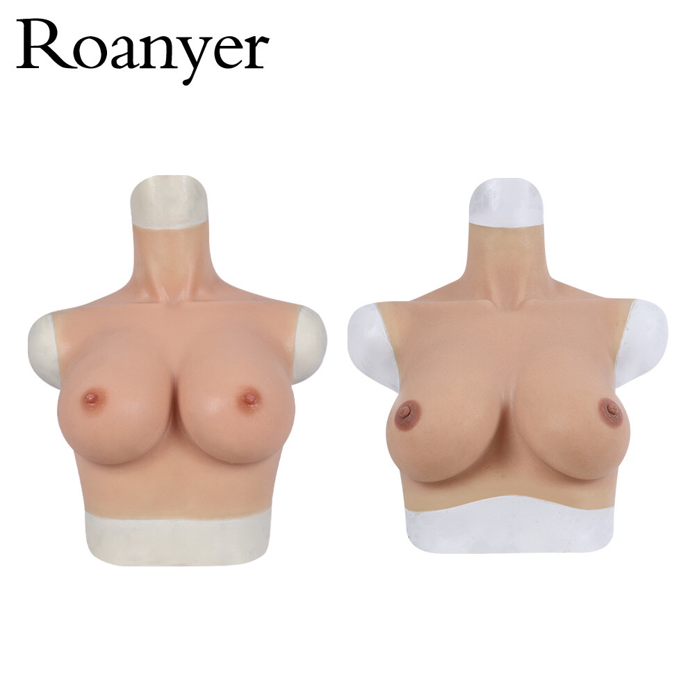 Roanyer Silicone E Cup Breast Form For Crossdresser Drag Queen Cosplay