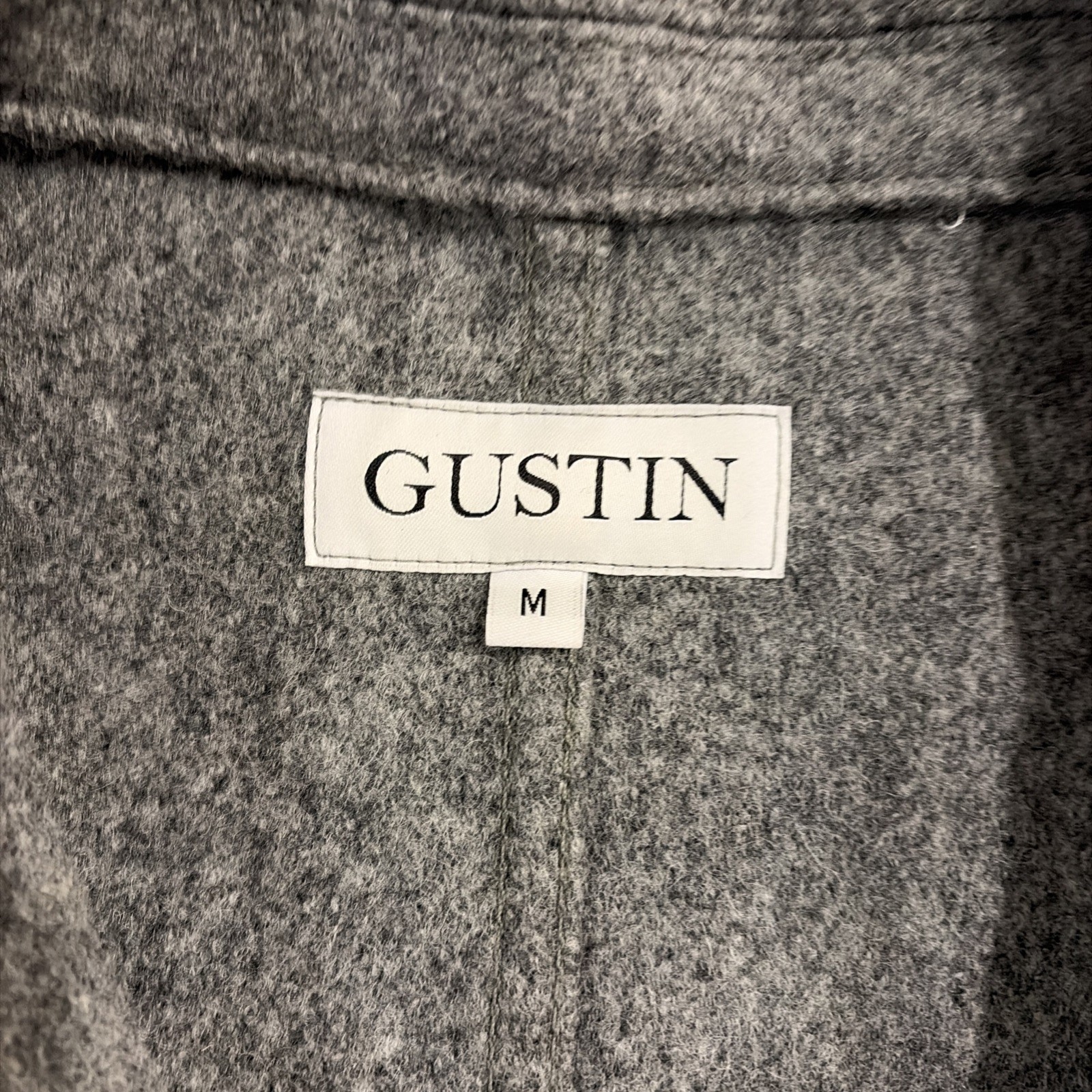 New Gustin 100% Wool Felt City Jacket Men’s Size M Made In USA
