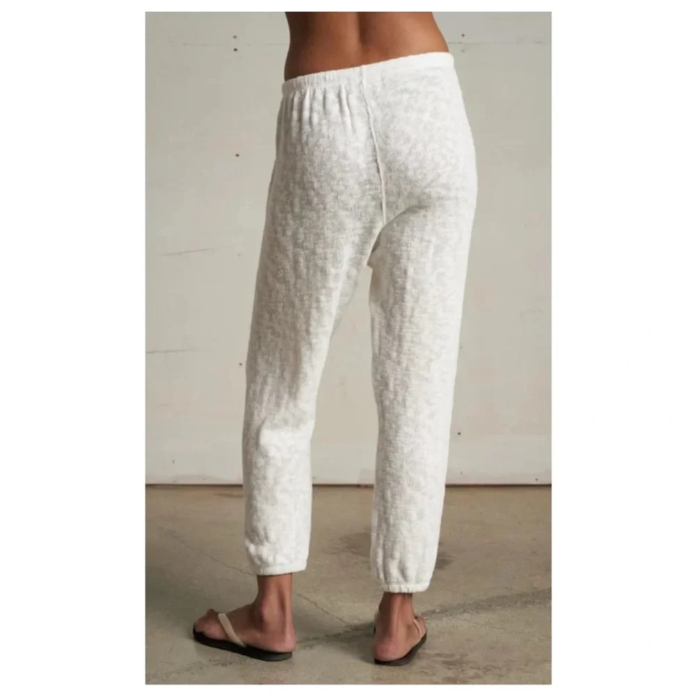PerfectWhiteTee Summer Keanu Mesh Jogger Off-White Coastal Slub Sweatpants Soft