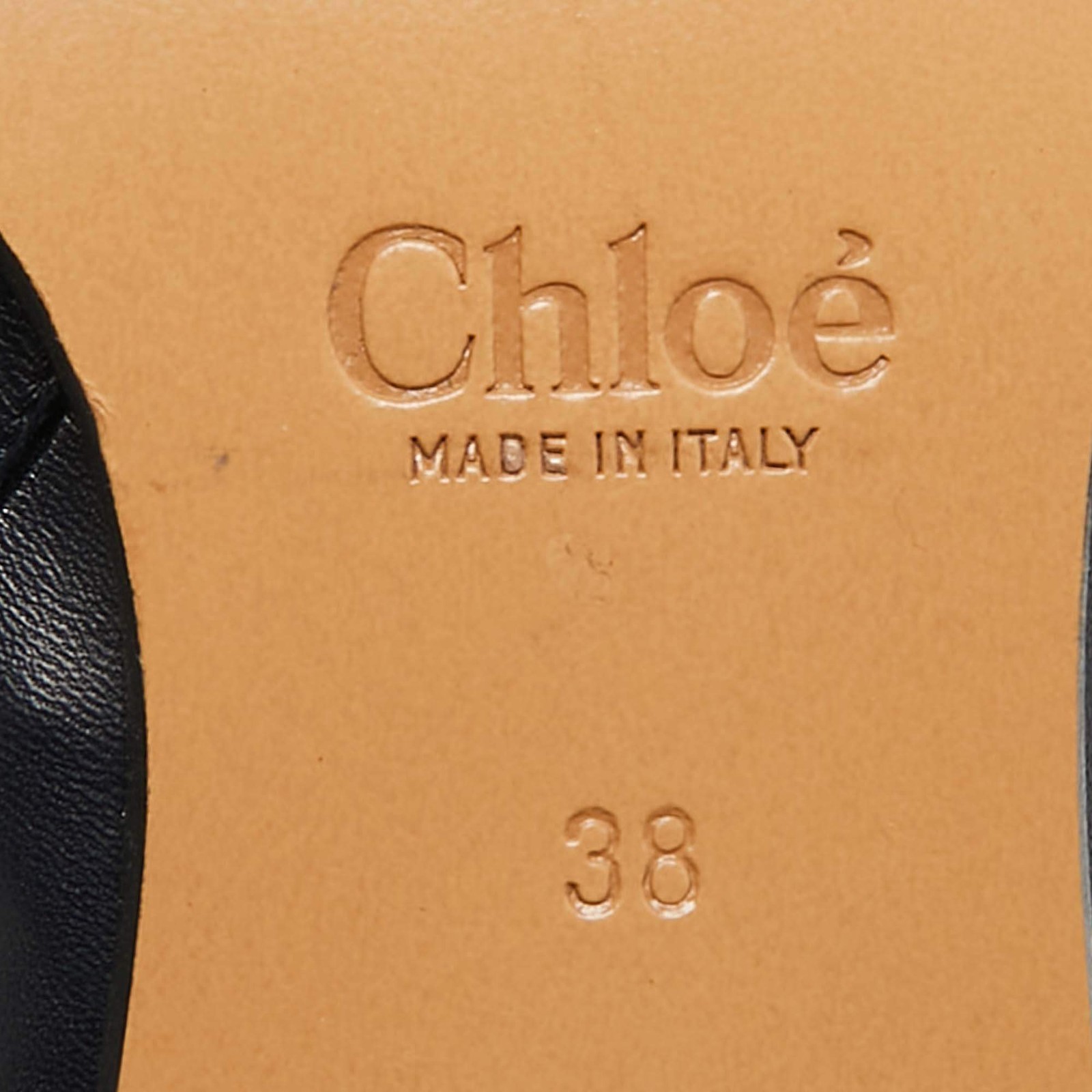Chloe Susanna Studded Size 38 Navy Blue Leather Ankle Boots