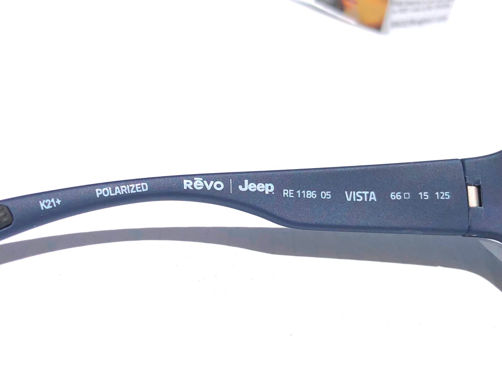 REVO VISTA Matte Blue Navy POLARIZED Grey Lens Sunglass 1186 05 GY