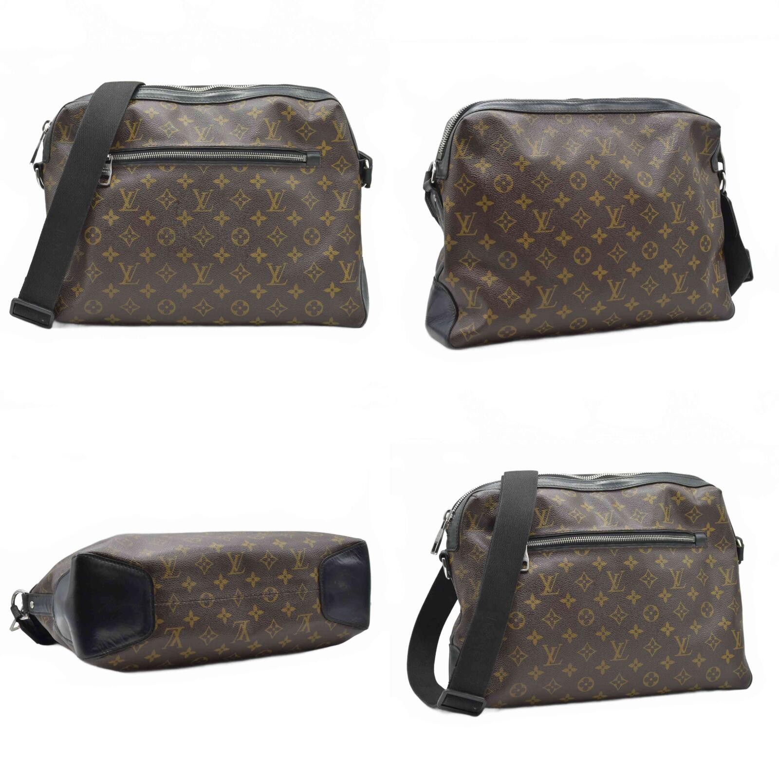 $1650 2014 LOUIS VUITTON Monogram Macassar Torres Messenger SR0174