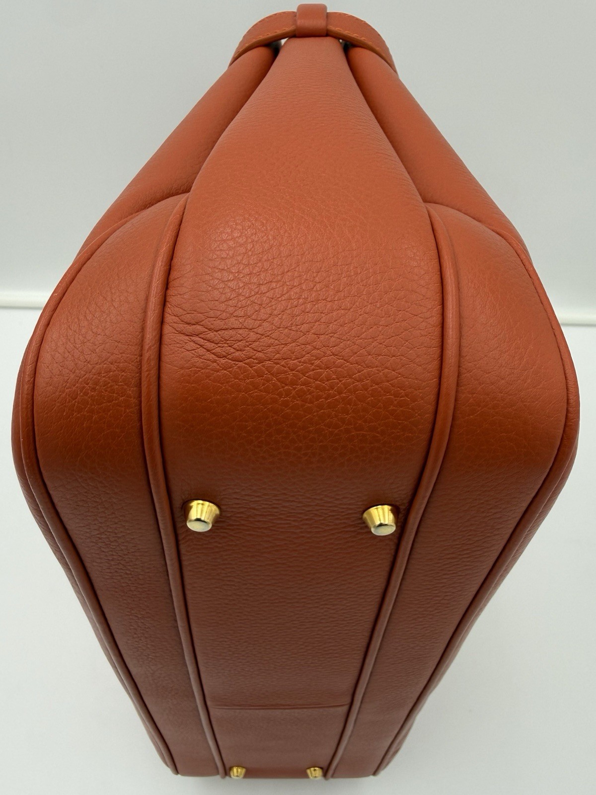 🐢MORABITO 1905 PARIS • DIVA 35 Bag in Terracotta • Made in ITALY (Late Model)