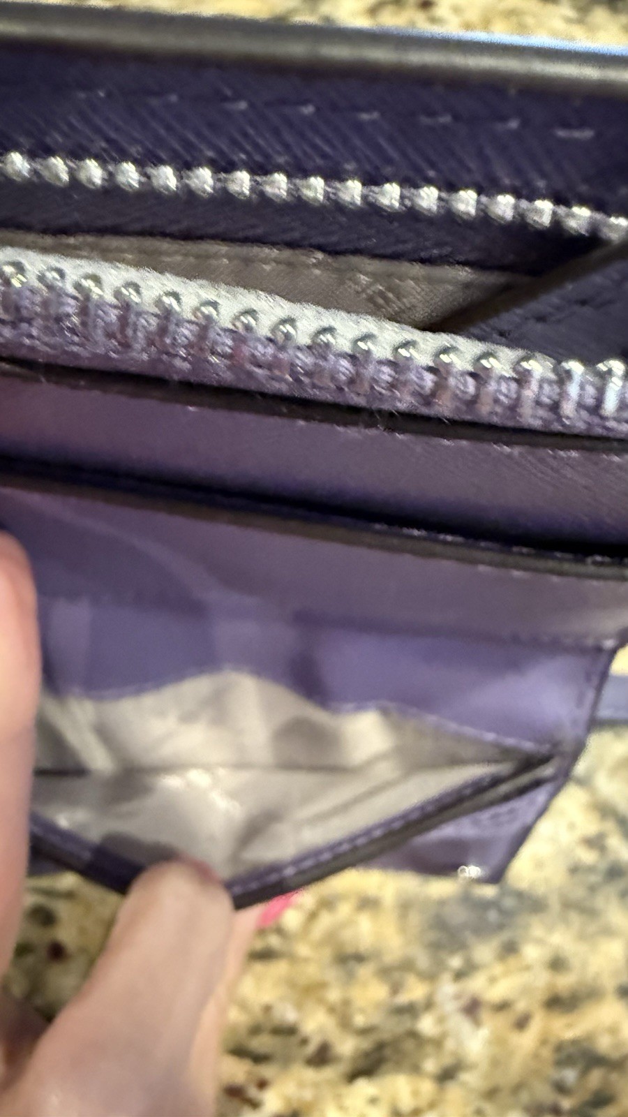 💜 Michael Kors Lavender Saffiano Leather Wallet & ID Card Holder Set NWOT
