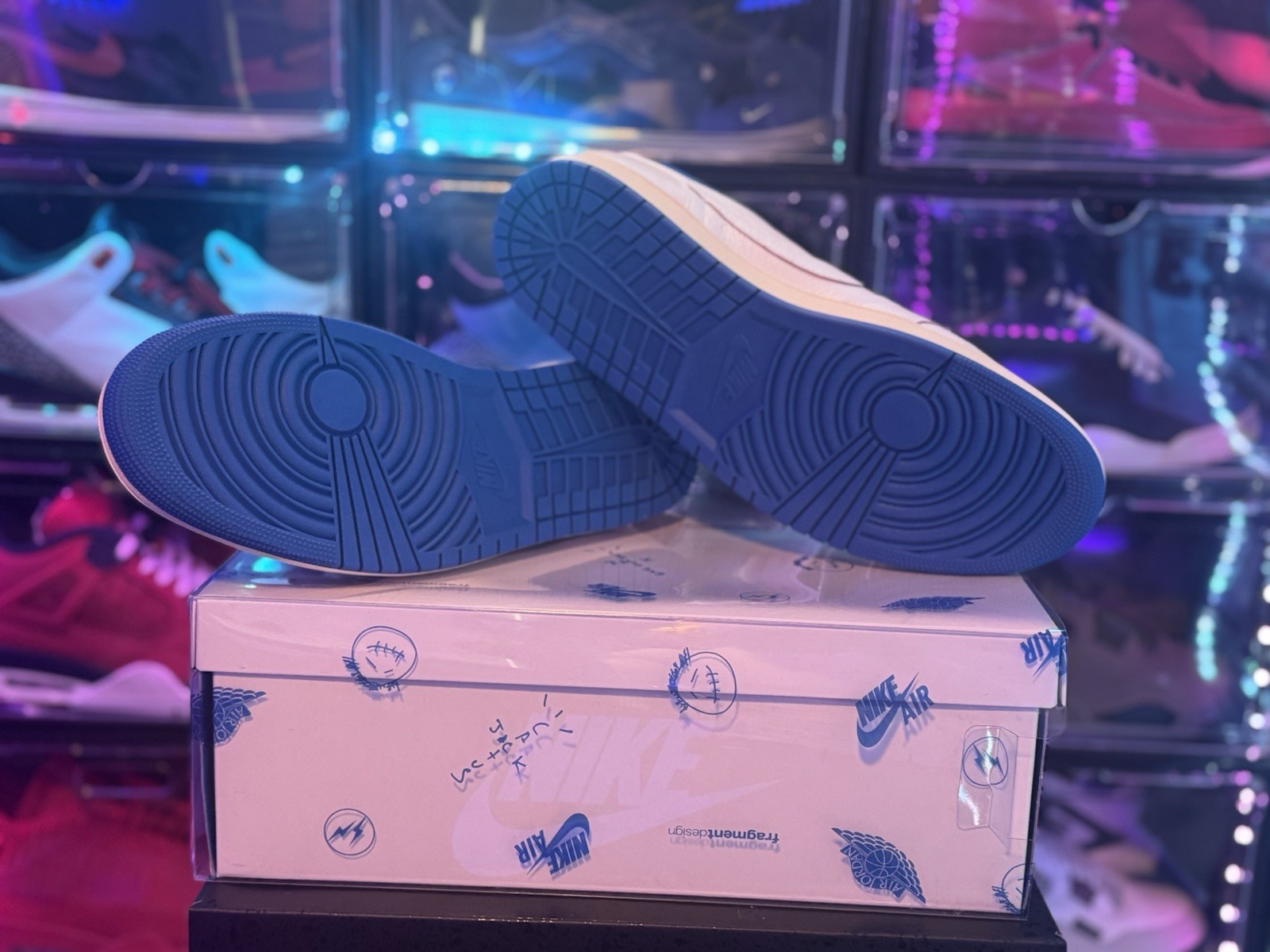 Size 12- Fragment Design x Travis Scott x Air Jordan 1 Retro OG SP Low Sail