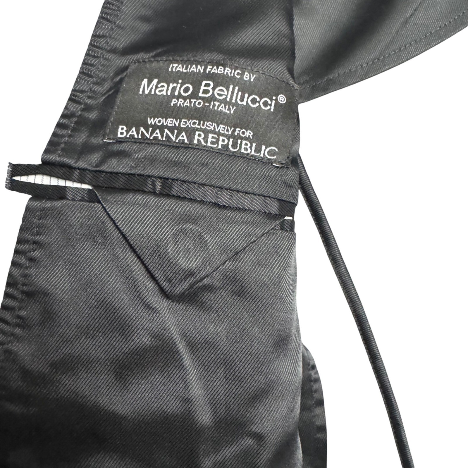 Banana Republic Mario Bellucci Wool Gray Blazer Jacket Mens 40L Long NEW