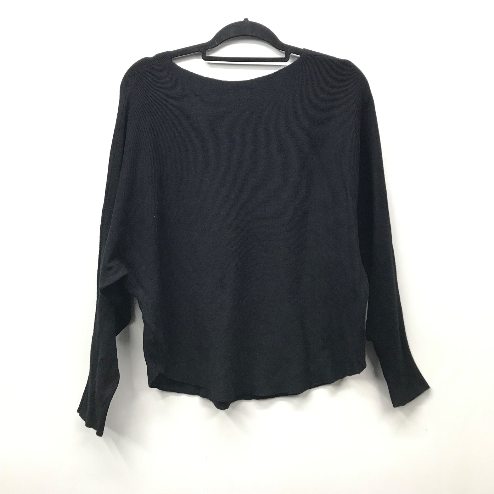 Vila Milano Sweater Women’s Size XL Black Batwing Dolman Sleeve Top