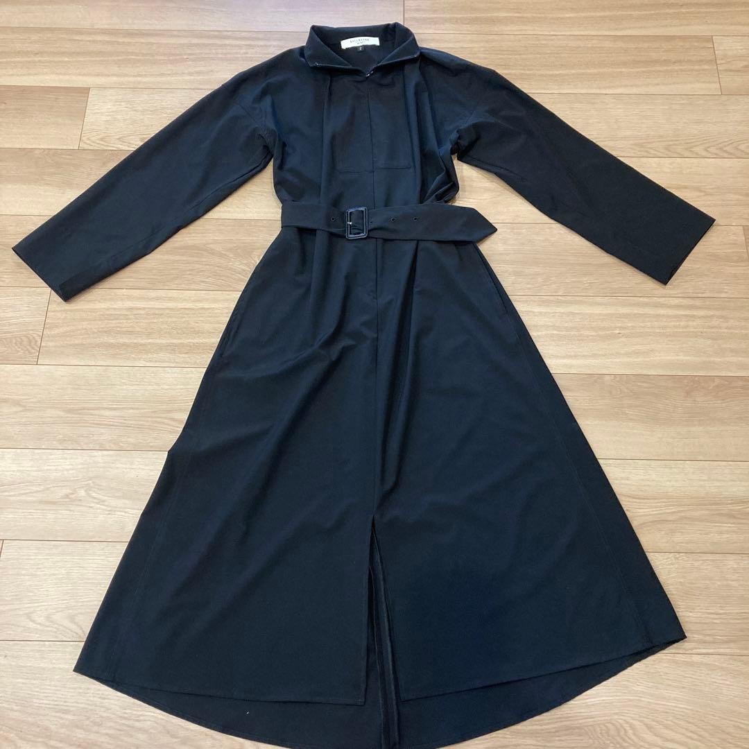 KALLMEYER Long Dress Size M Black Rayon/Nylon Blend
