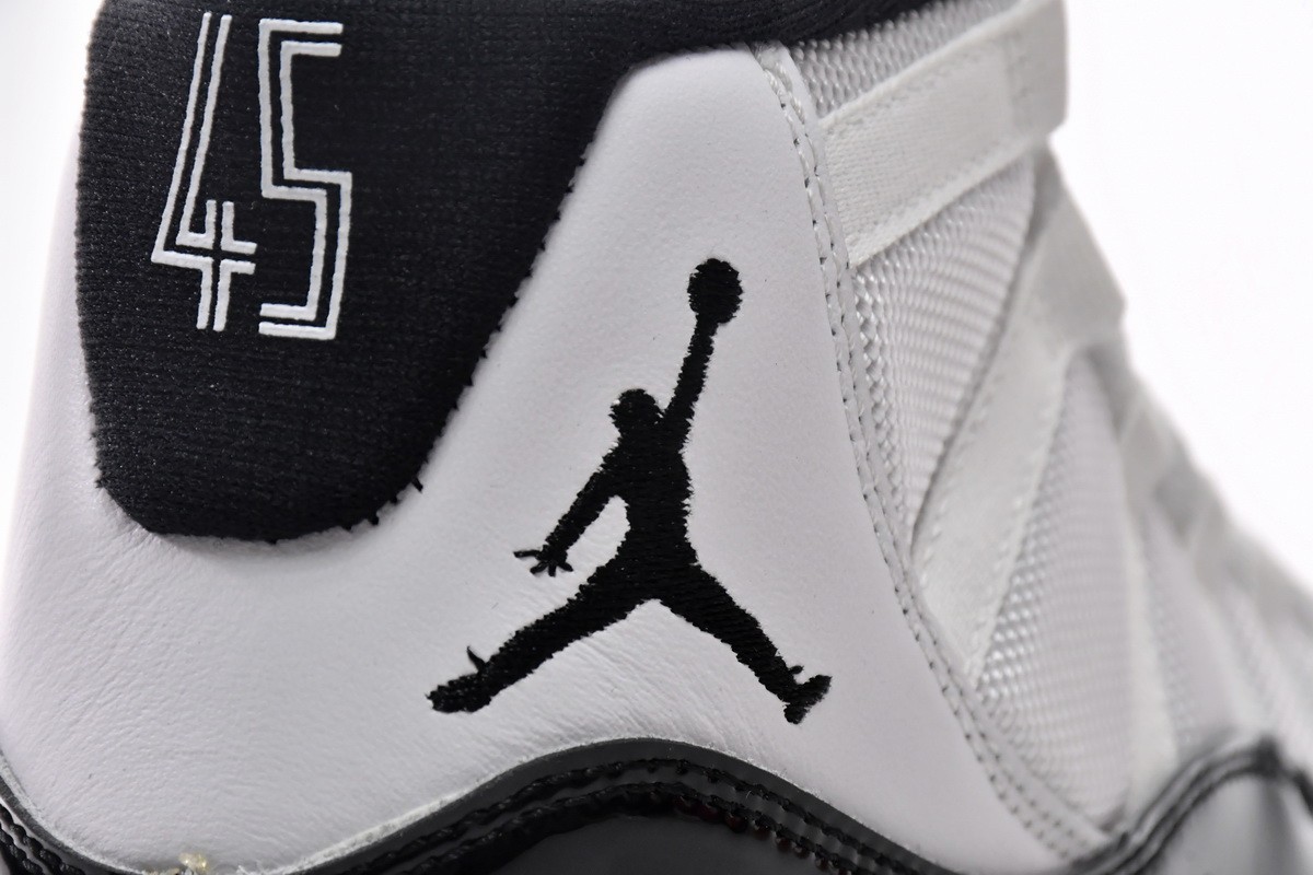 Air Jordan 11 Retro “Concord” White Black Men’s Sneakers
