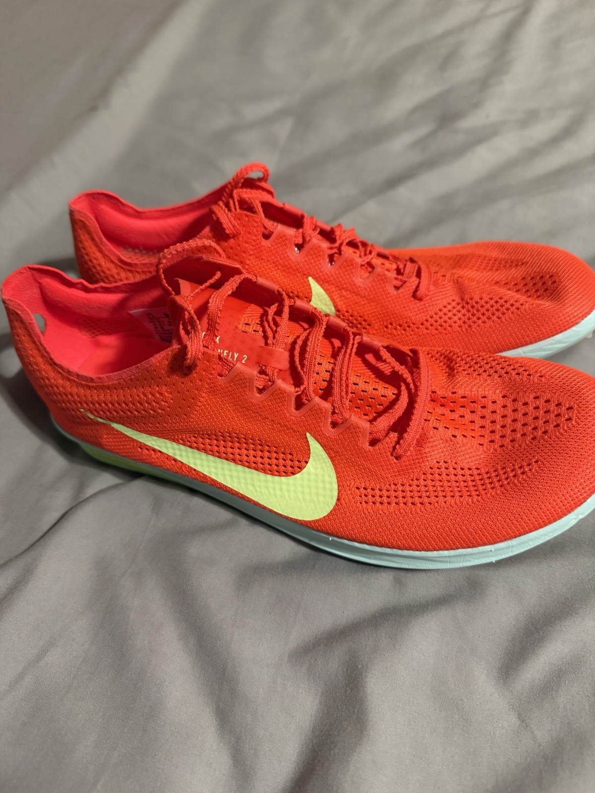 Size 9.5 – Nike ZoomX Dragonfly 2 Bright Crimson Lime Blast
