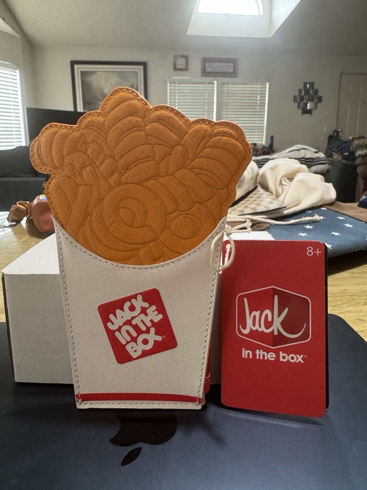 Loungefly 🍟 Jack in the Box Curly Fries Card Holder New LF21