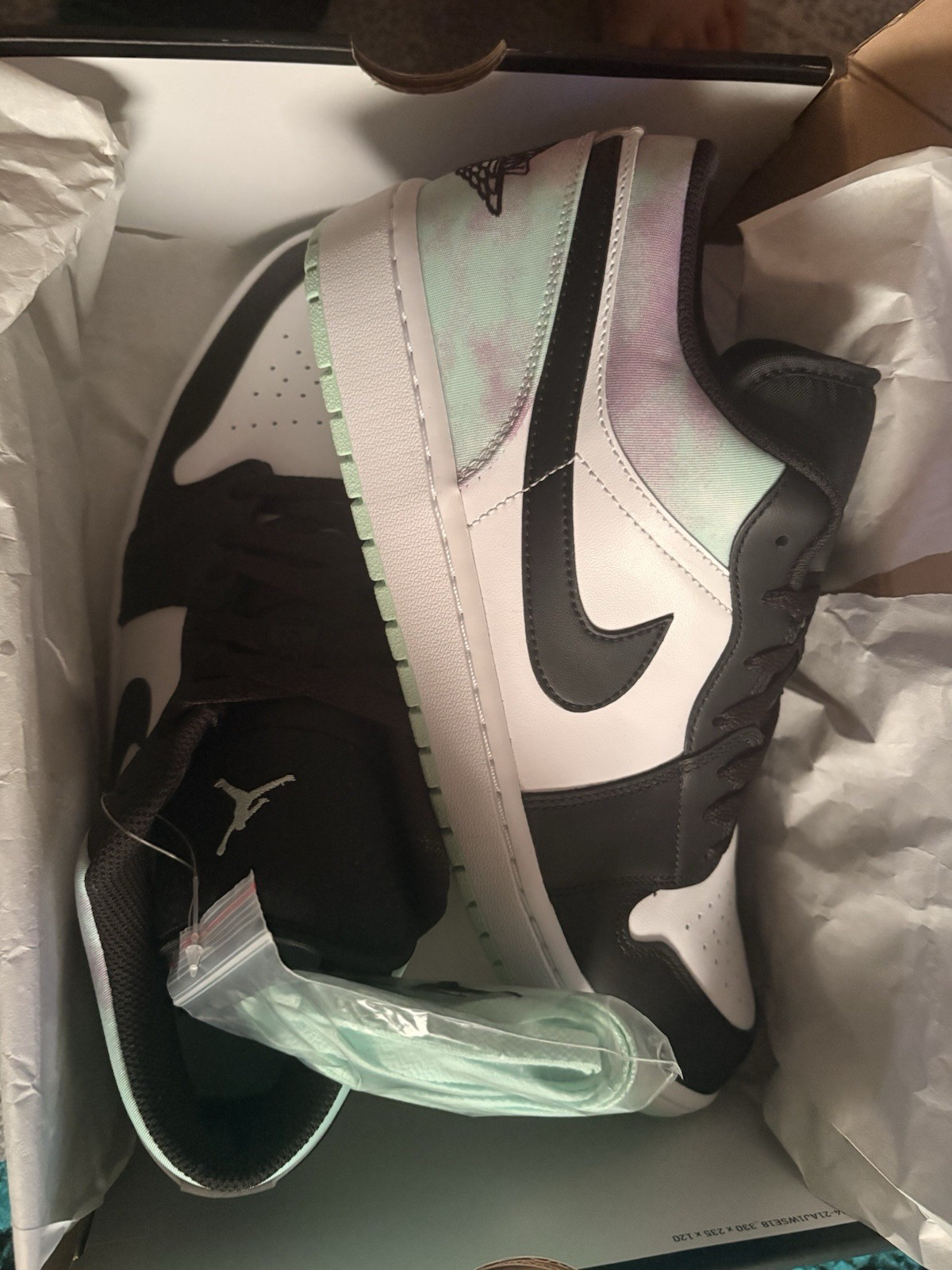 Jordan Air Jordan 1 Low SE Tie Dye Leather Men’s Sneakers DM1199-100