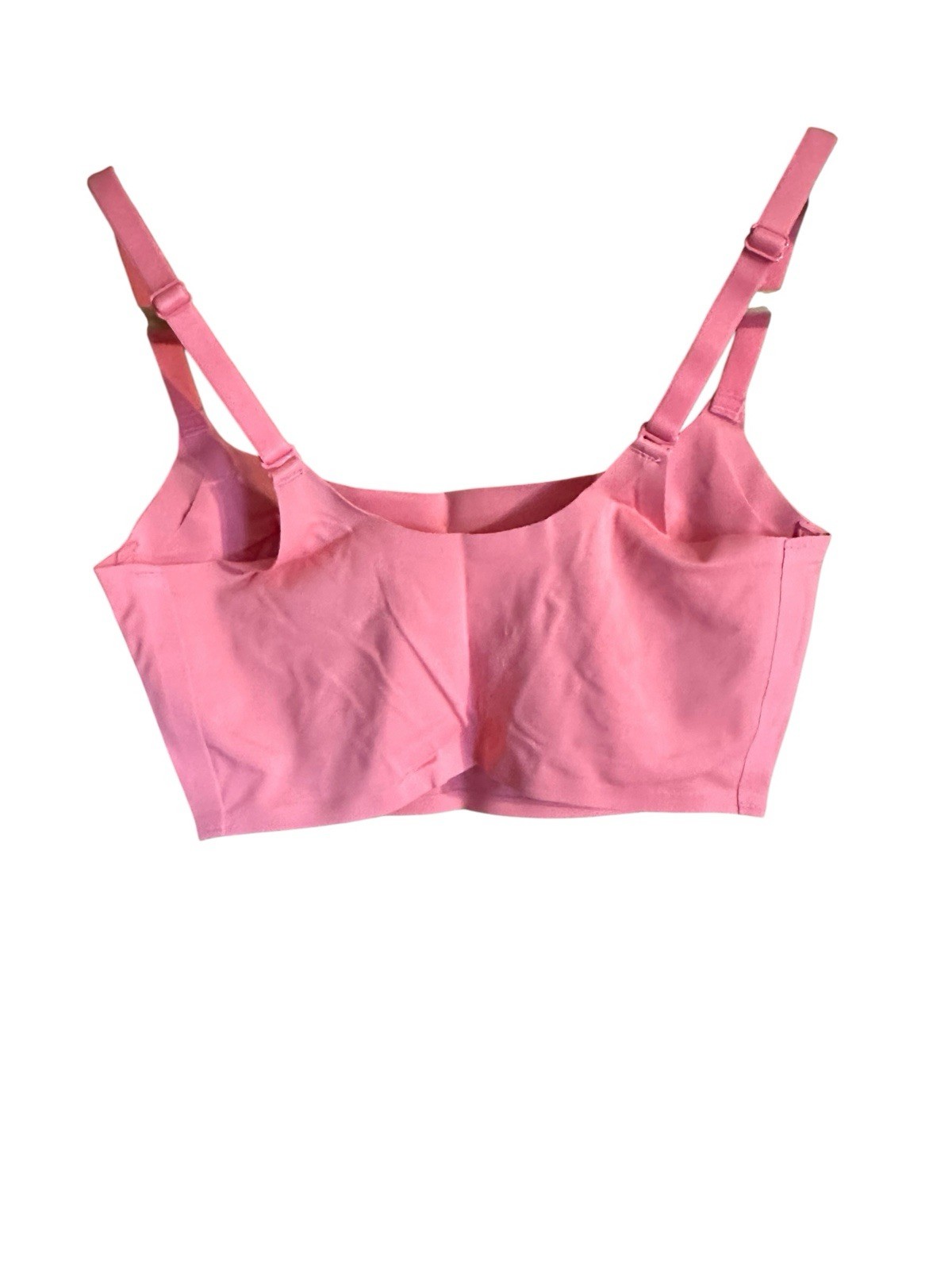 RUBY RIBBON SECOND SKIN SCOOP Wireless DEMIETTE #1807 Pink Sorbet Sz 32 NEW
