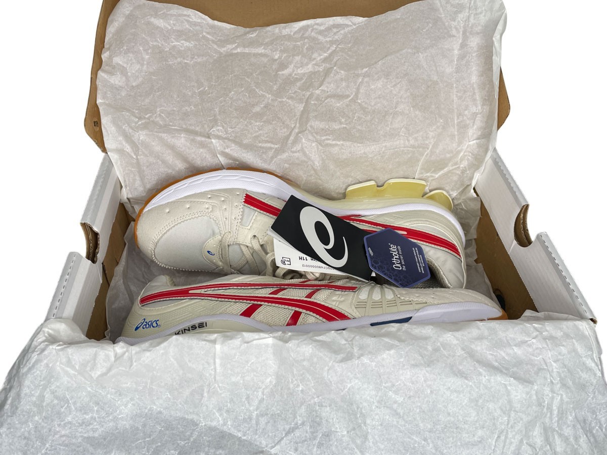 NIB Men’s ASICS Gel-Kinsei OG Birch/Classic Red Sneakers – Size 11 ½ 1021A293
