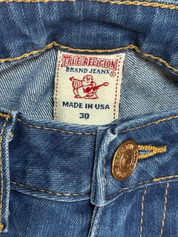 Vintage True Religion Womens Jeans 30 Becky Bootcut Stretch Denim Pants USA Made