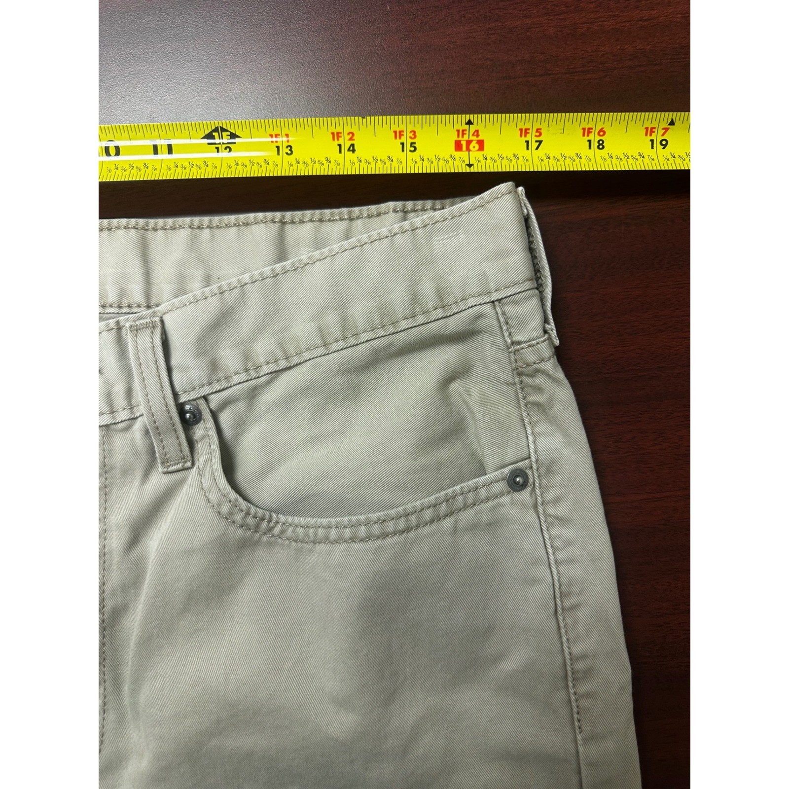 2- Levis 514 Athletic Taper Pants Mens 34×23 (actual) Cotton Street See Details