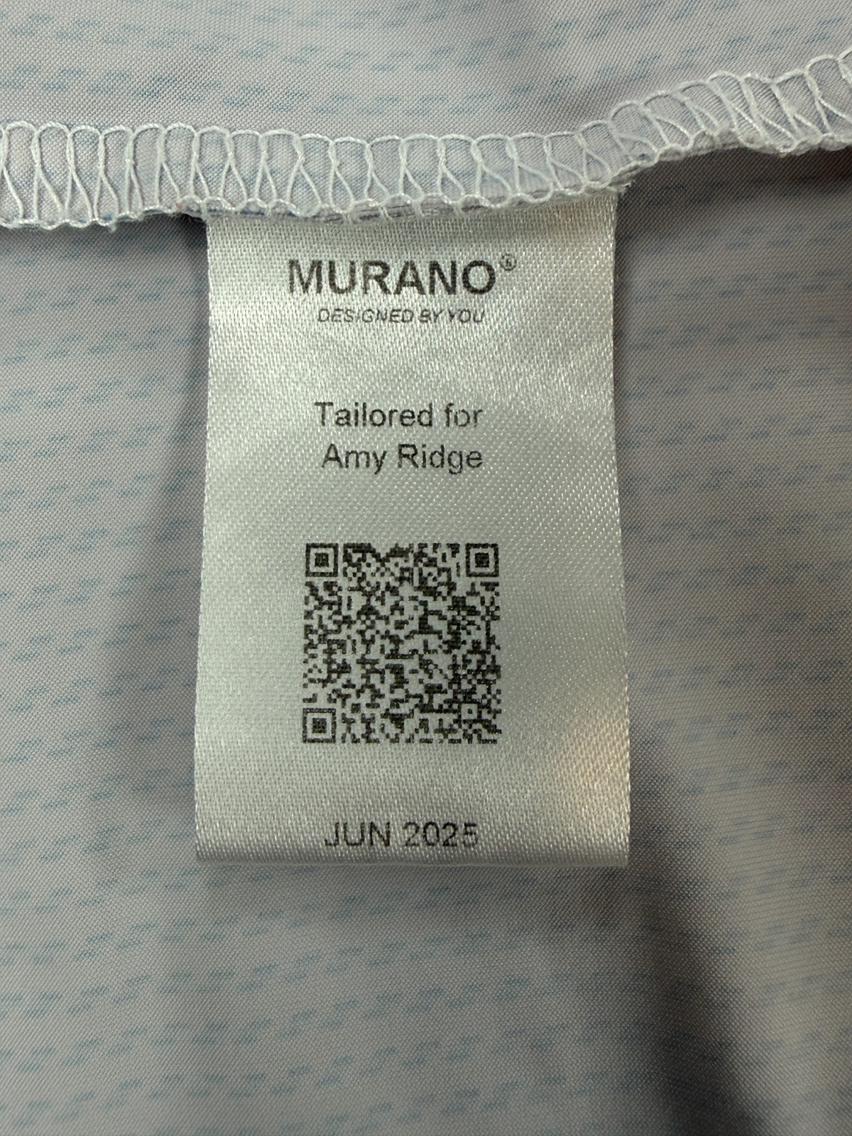 Murano Shirt Men’s L Blue Check Slim Fit Perf Stretch Long Sleeve GOAT monogram