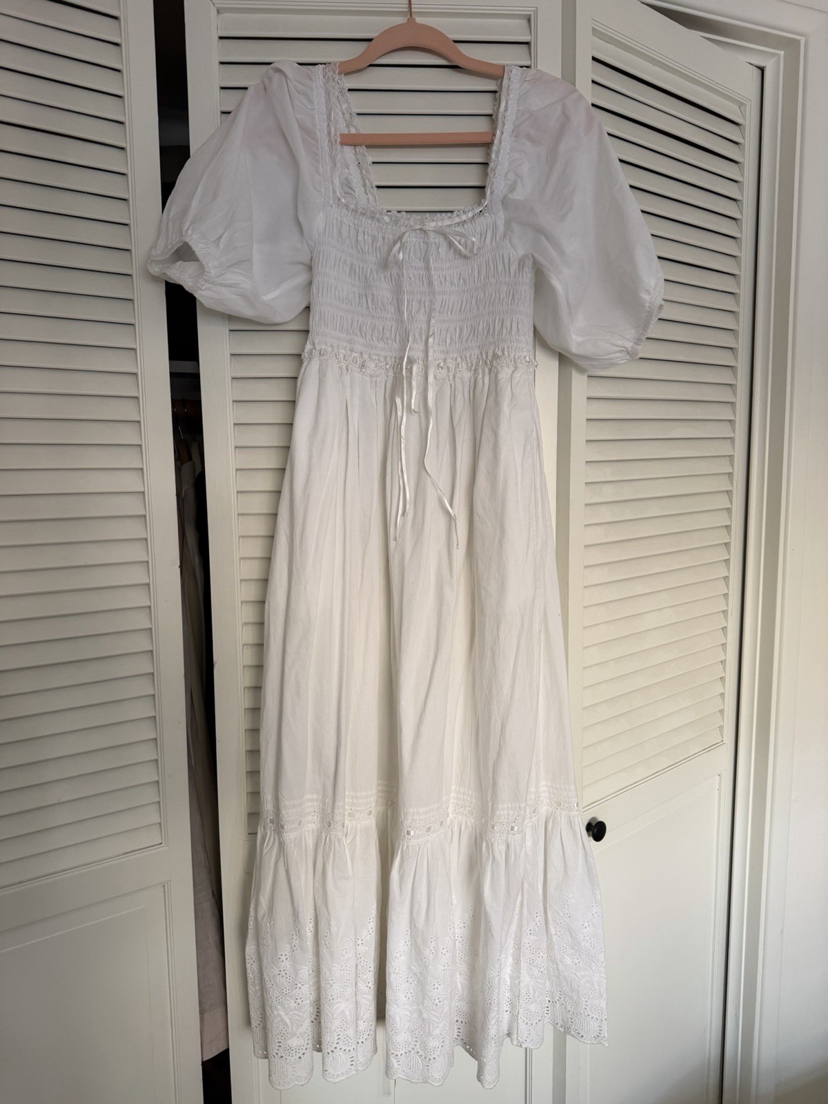 Christy Dawn Ricardo Dress White Size XS Midi Dress