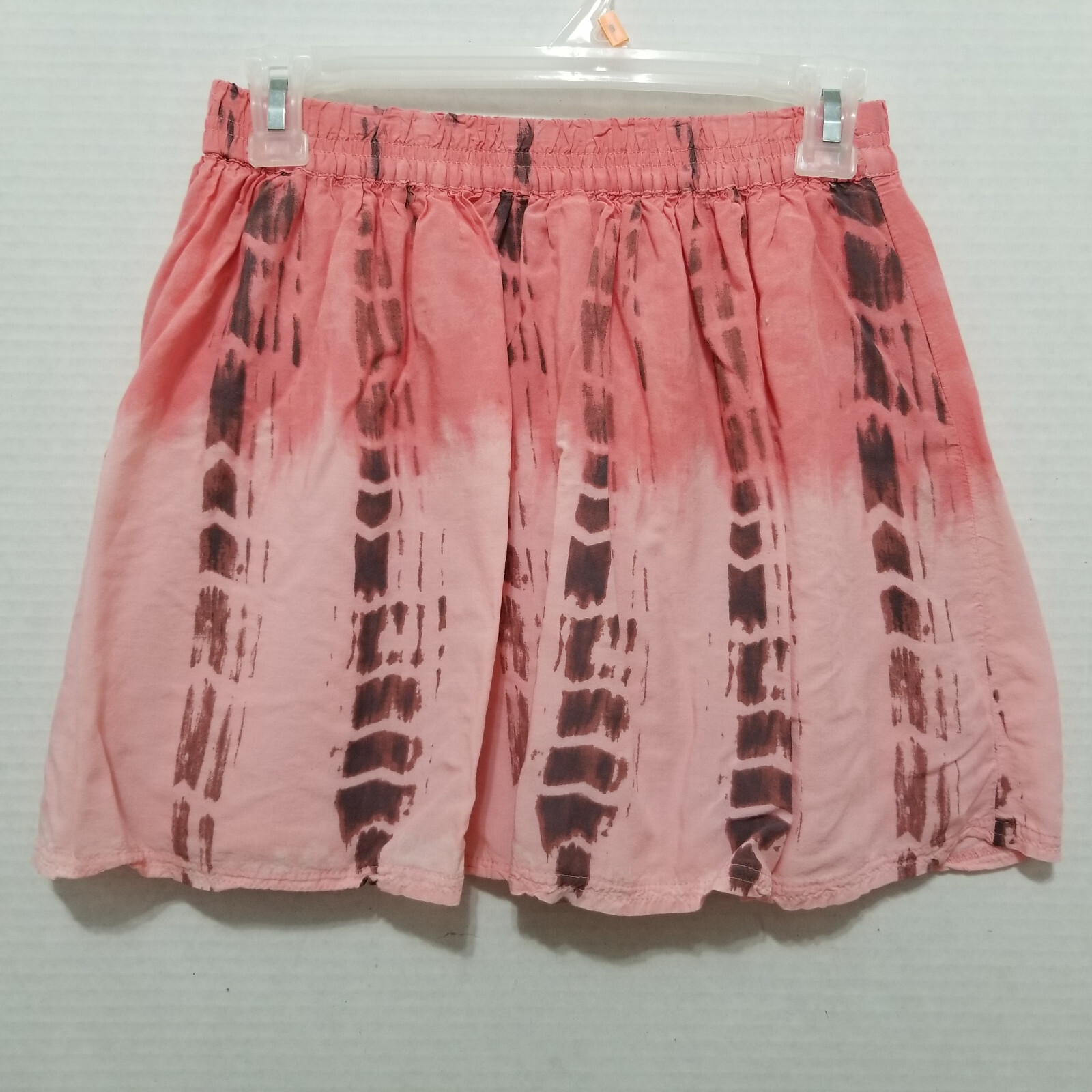 American Eagle skirt Small tie dye batik dip dye ombre mini boho elastic wais