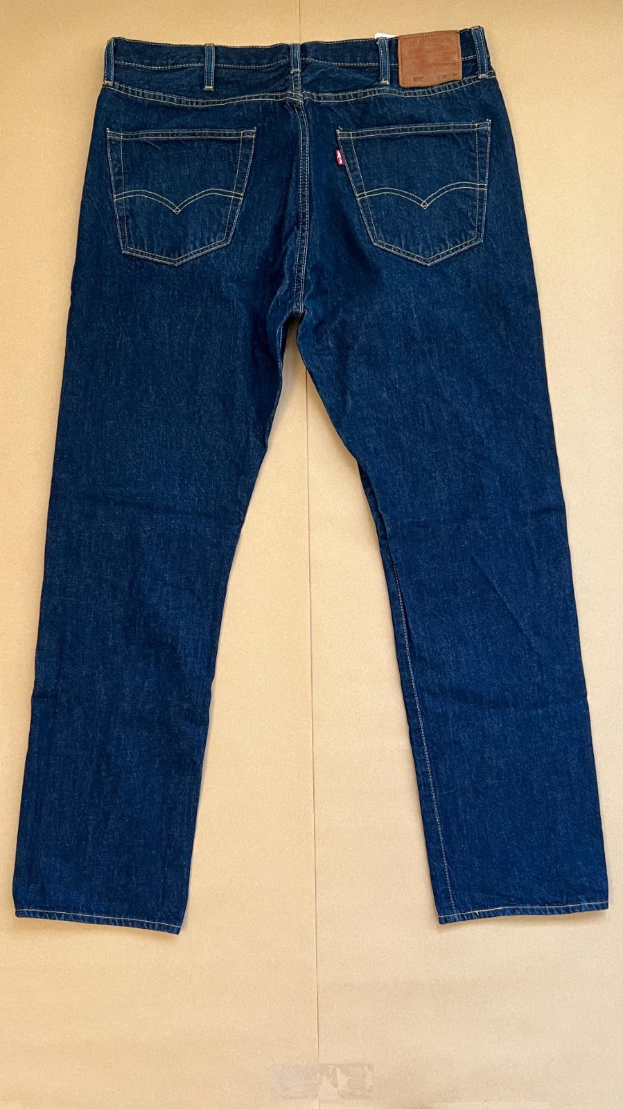 Levi’s Premium 501 Denim, Straight Leg, 38W 34L tag, Well Maintained (007)