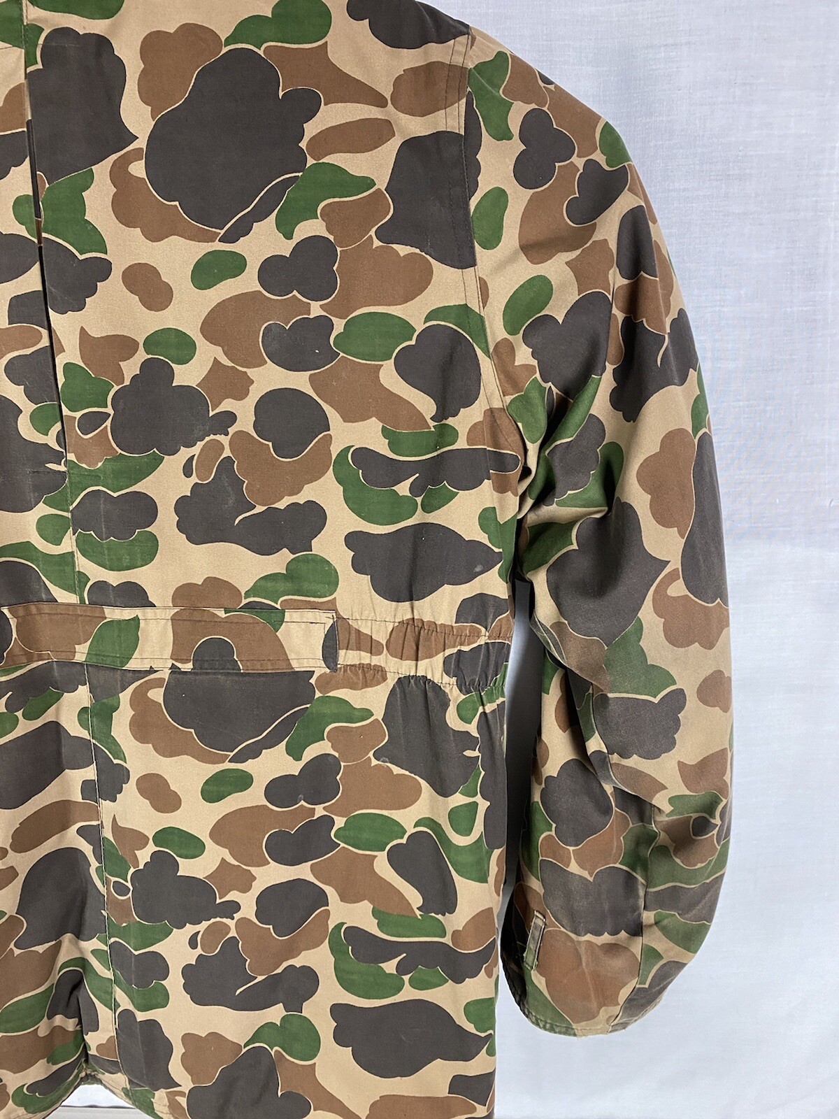 BIRCH CREEK OUTFITTERS VINTAGE DUCK CAMO PARKA JACKET Sz M